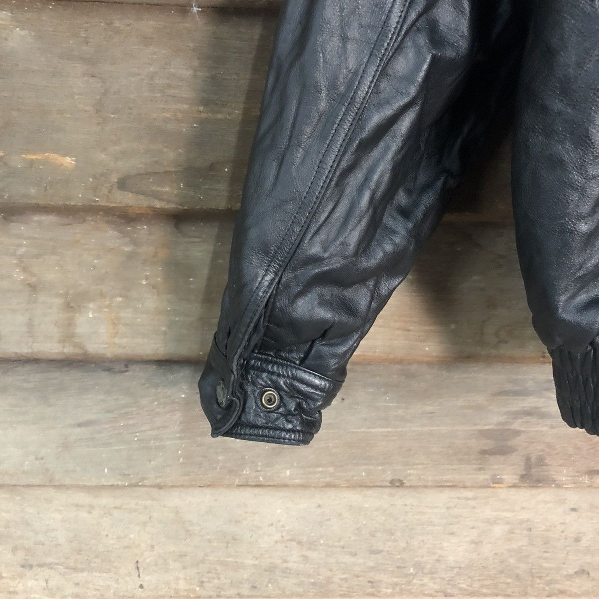 Japanese Brand Japanese Brand Black Leather Jacket #7086 Size US M / EU 48-50 / 2 - 9 Thumbnail