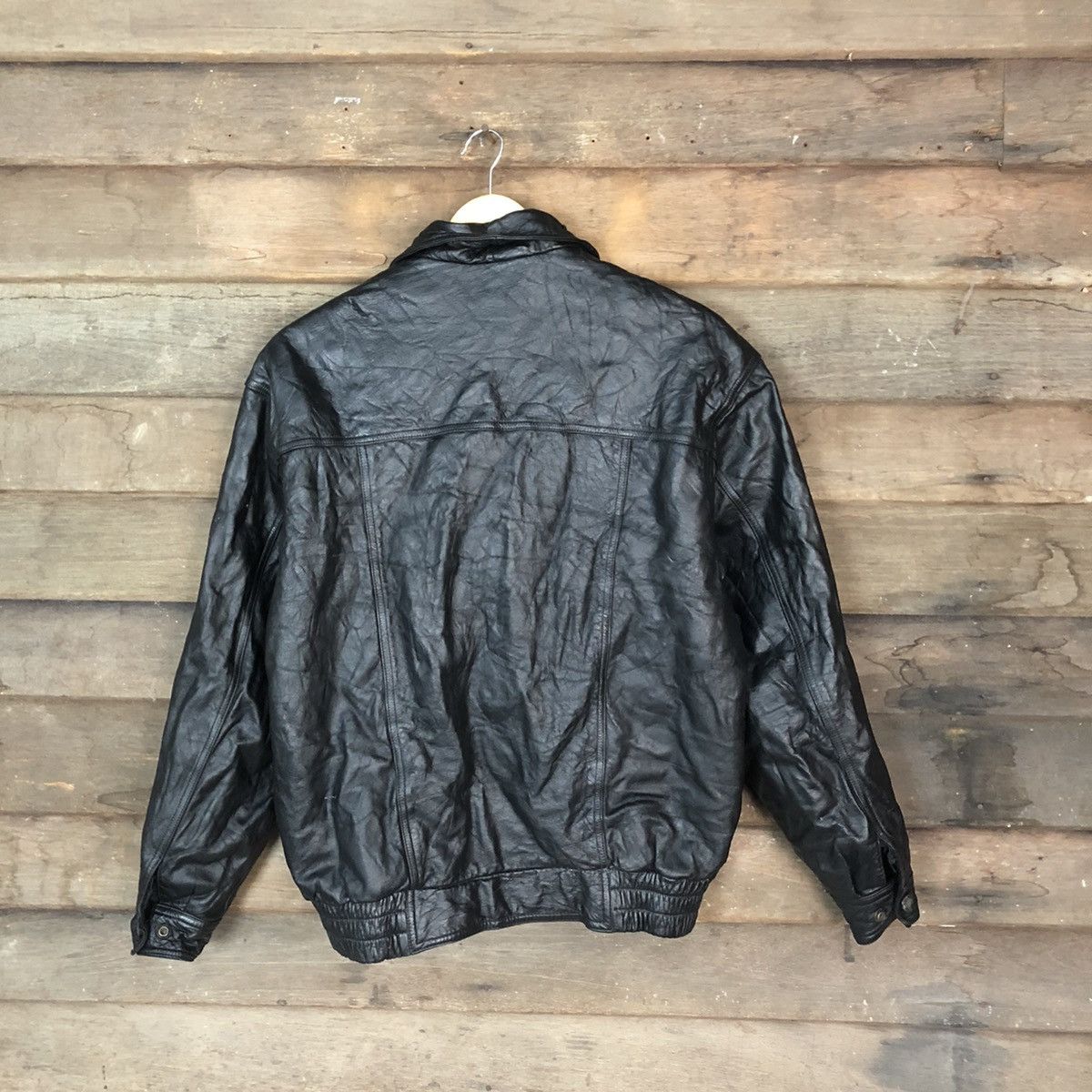 Japanese Brand Japanese Brand Black Leather Jacket #7086 Size US M / EU 48-50 / 2 - 8 Thumbnail
