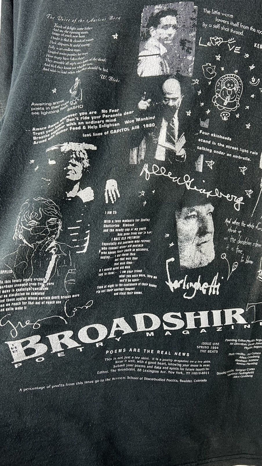 Fruit Of The Loom × Vintage Rare The Broadshirt Poetry Megazine Size US M / EU 48-50 / 2 - 17 Thumbnail