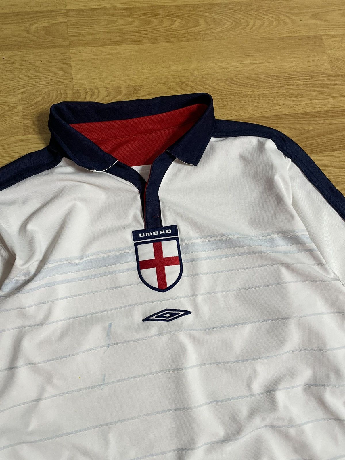 Umbro × Vintage Umbro Reversible England Jersey Vintage 2003-2005 Size US M / EU 48-50 / 2 - 14 Thumbnail
