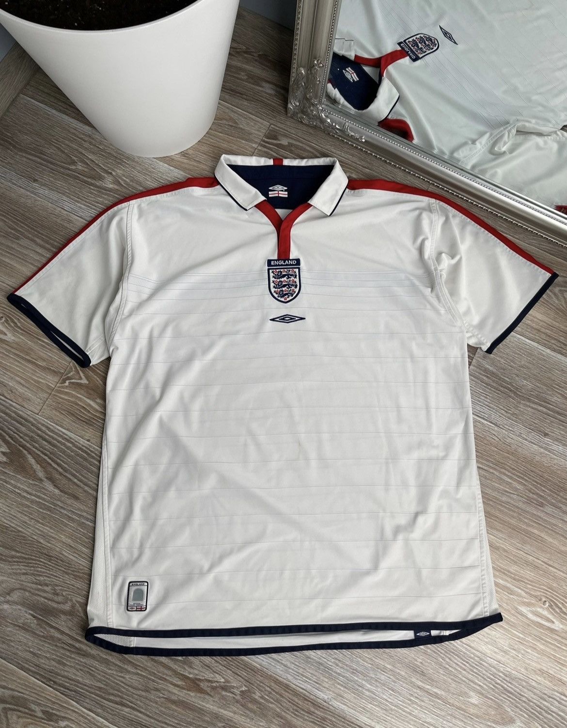 Umbro × Vintage Umbro Reversible England Jersey Vintage 2003-2005 Size US M / EU 48-50 / 2 - 1 Thumbnail