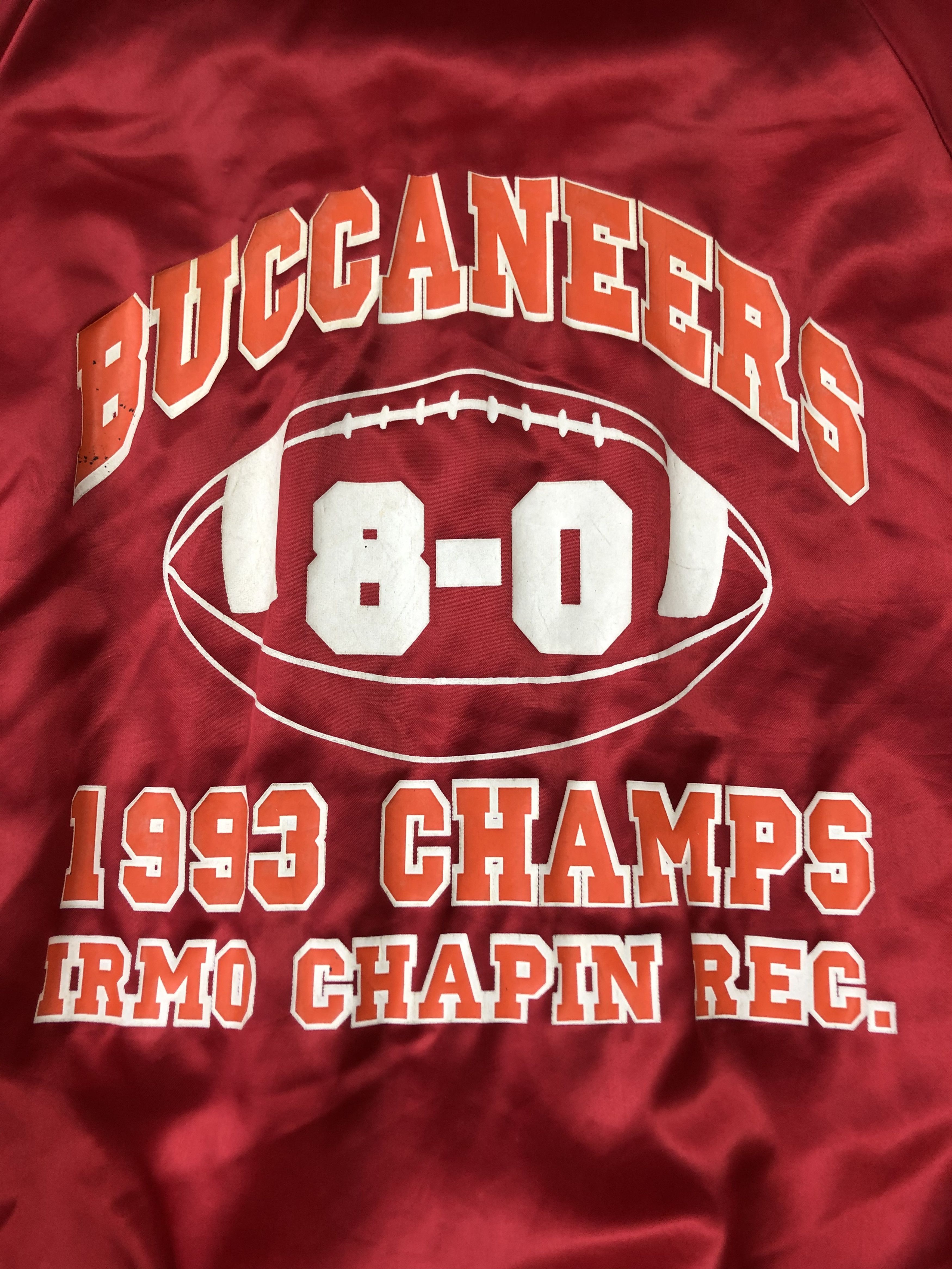 Dunbrooke × NFL × Vintage Vintage 1993 Tampa Bay Buccaneers Jacket Bomber Satin Size US XL / EU 56 / 4 - 13 Thumbnail