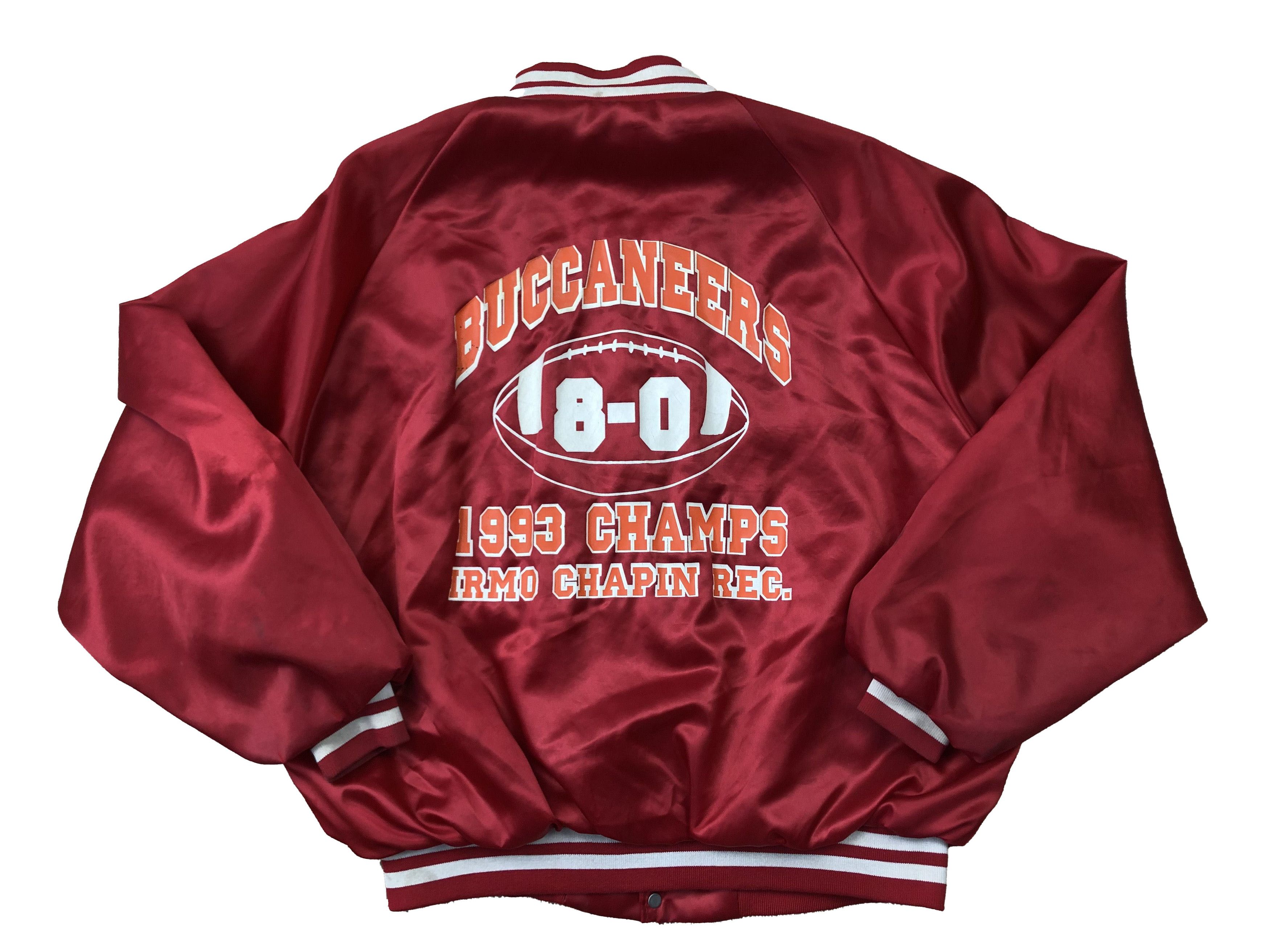 Dunbrooke × NFL × Vintage Vintage 1993 Tampa Bay Buccaneers Jacket Bomber Satin Size US XL / EU 56 / 4 - 2 Thumbnail