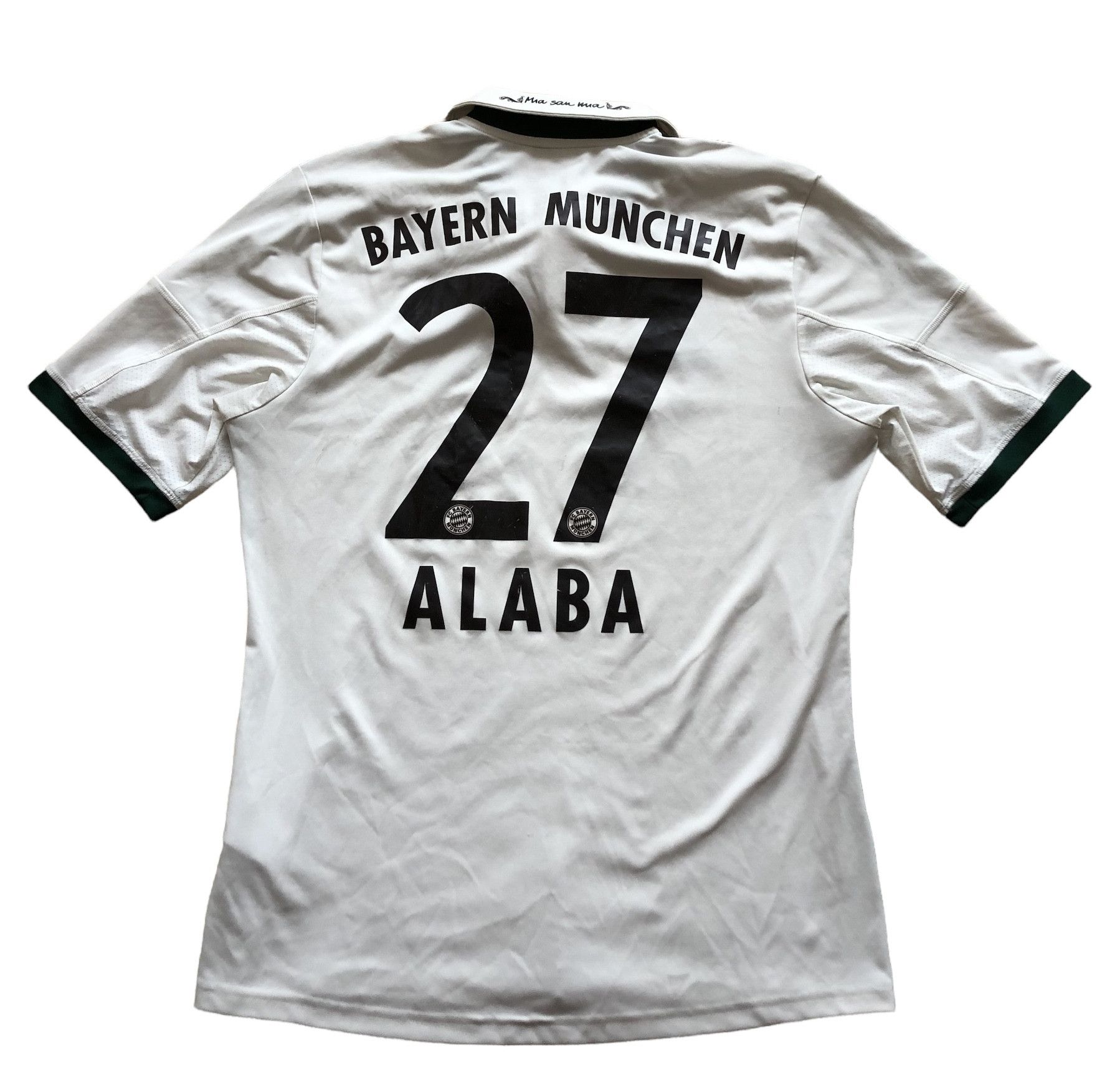 Adidas Bayern Munich football shirt 2013 #27 Alaba Tee Drill y2k Size US M / EU 48-50 / 2 - 1 Thumbnail