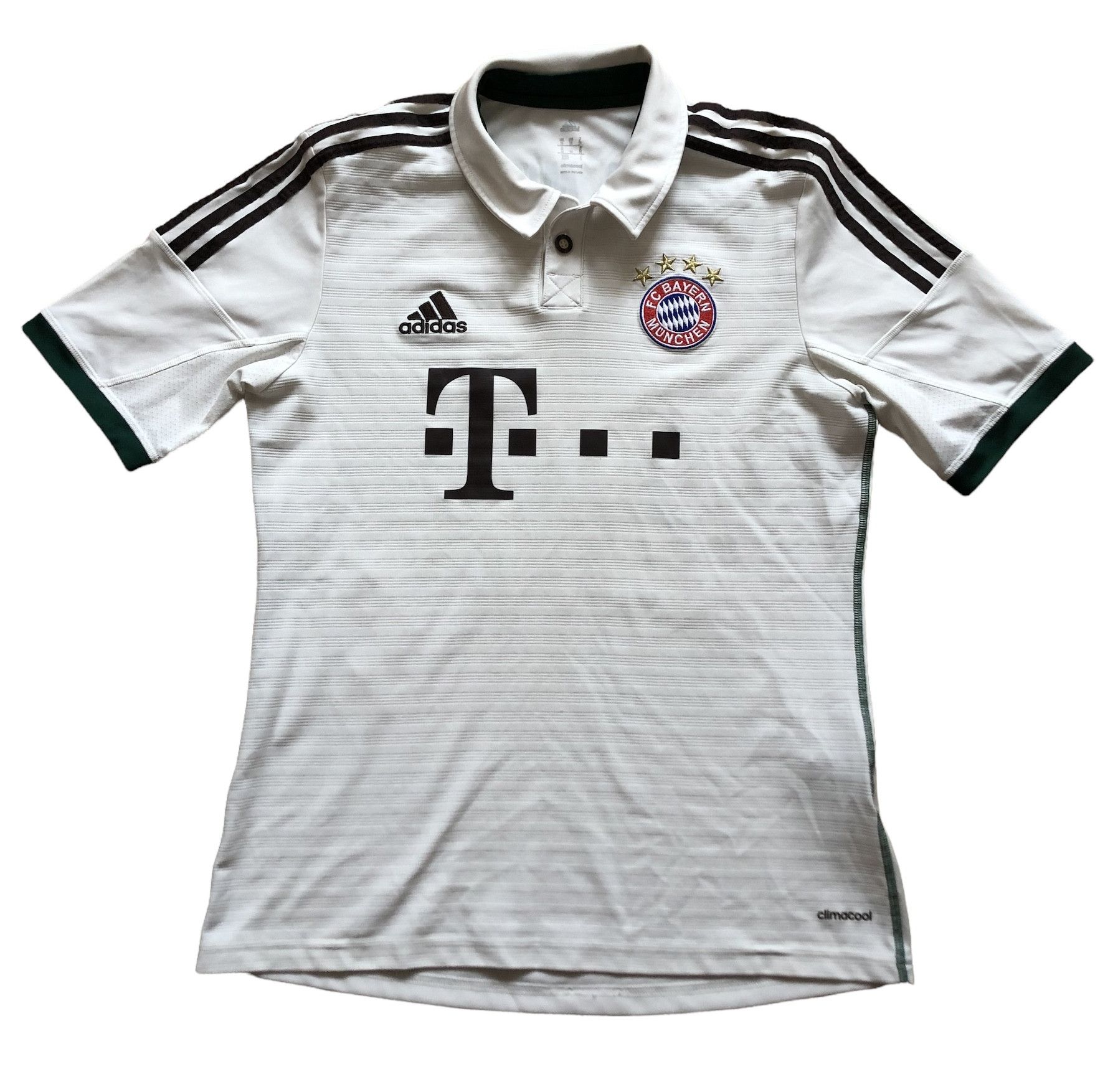 Adidas Bayern Munich football shirt 2013 #27 Alaba Tee Drill y2k Size US M / EU 48-50 / 2 - 2 Thumbnail
