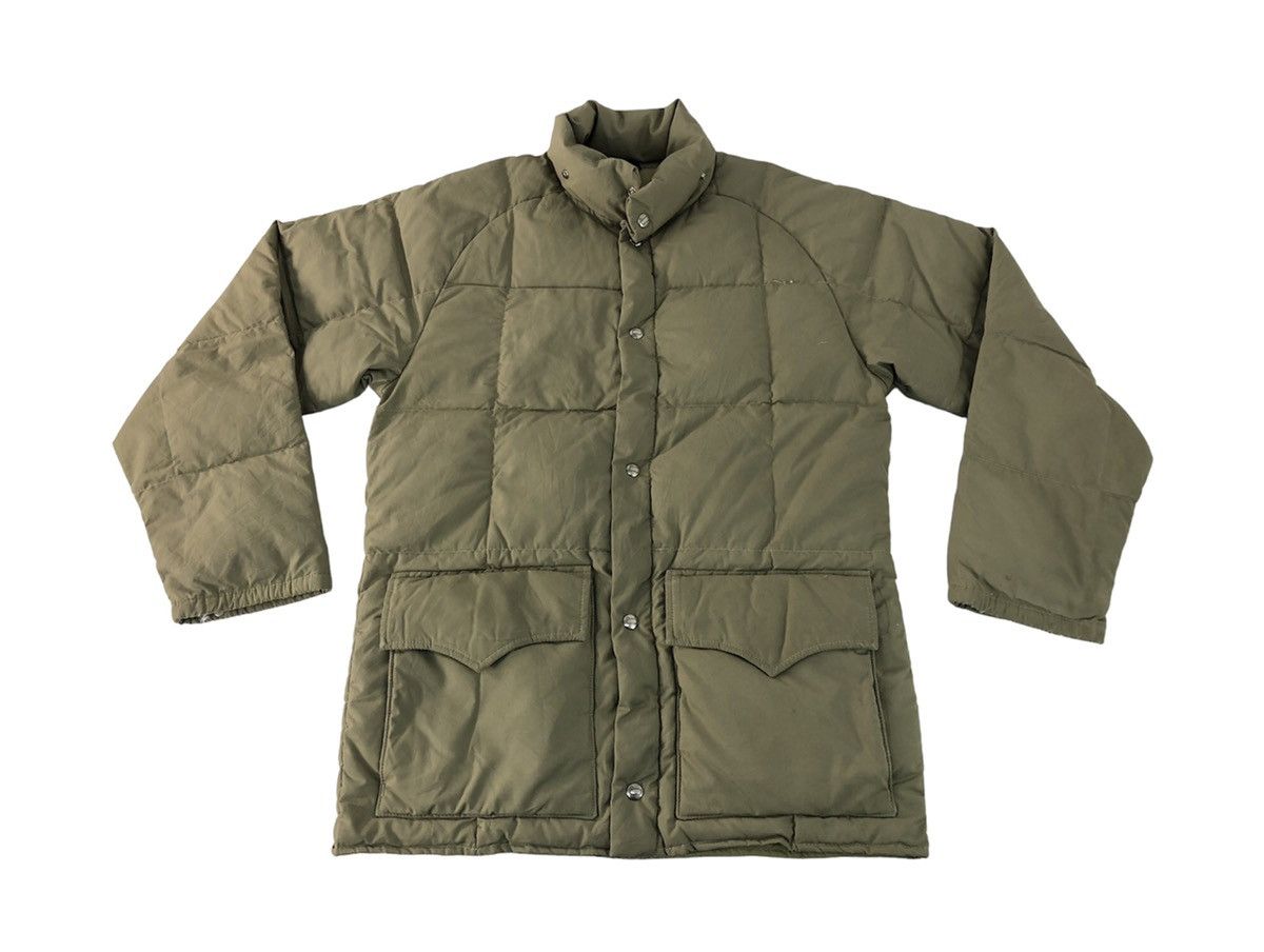Woolrich Woolen Mills 90s Woolrich Puffer Jacket Big Front Pocket Zip Up Design Size US M / EU 48-50 / 2 - 1 Thumbnail