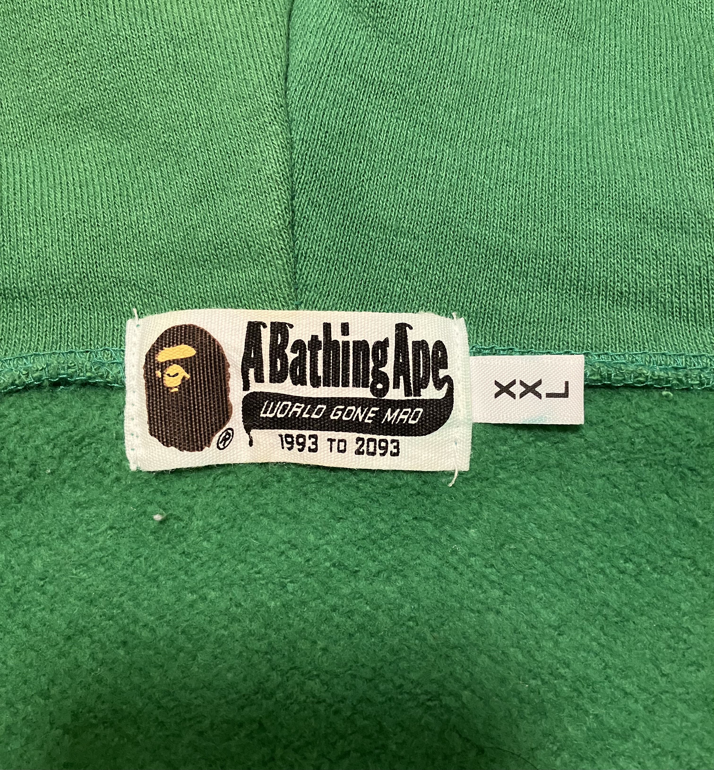 Bape Bape green milo shark camo full zip hoodie Size US XXL / EU 58 / 5 - 10 Thumbnail