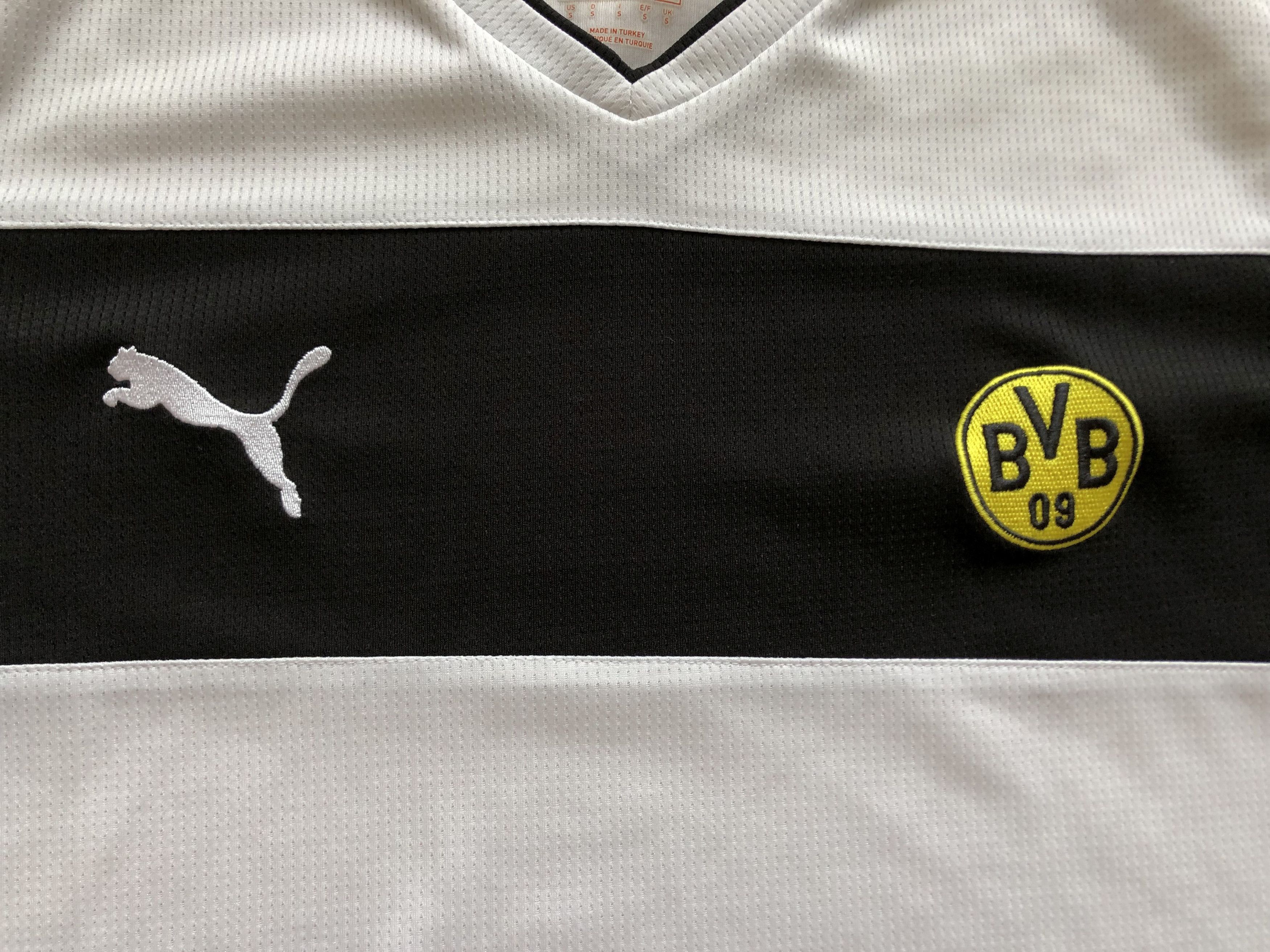 Puma Borussia Dortmund Football Training Shirt White Y2K Hype Size US S / EU 44-46 / 1 - 3 Thumbnail