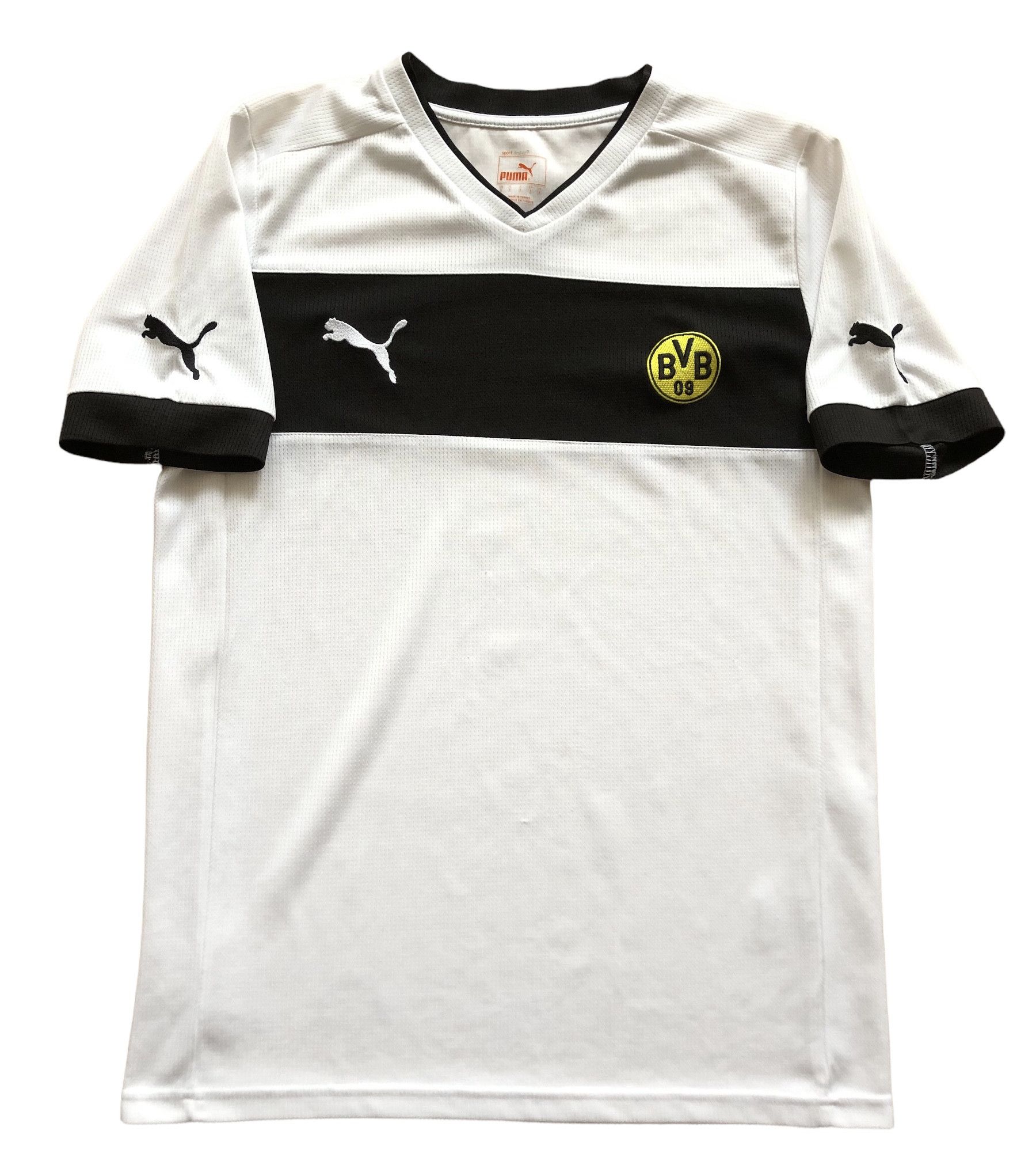 Puma Borussia Dortmund Football Training Shirt White Y2K Hype Size US S / EU 44-46 / 1 - 1 Thumbnail