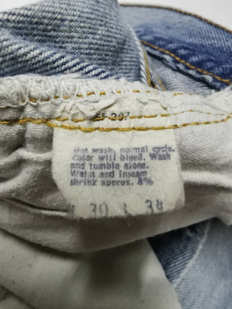 Levi's Vintage 80's Levi's 501 Redline Selvedge Jeans Size US 29 - 11 Thumbnail