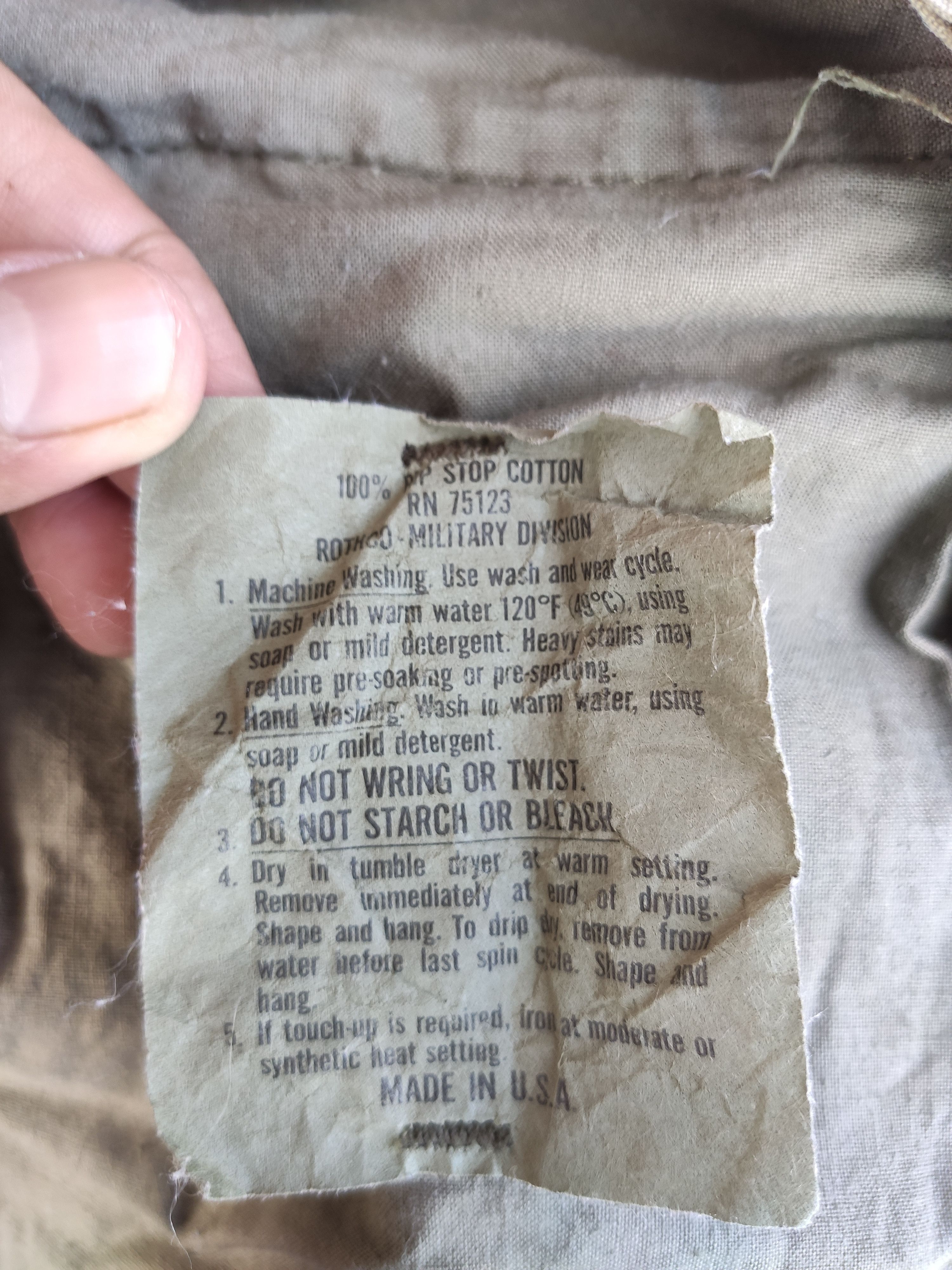 Vintage Vintage Army Cargo pants Fatigue OG button Size US 30 / EU 46 - 8 Thumbnail