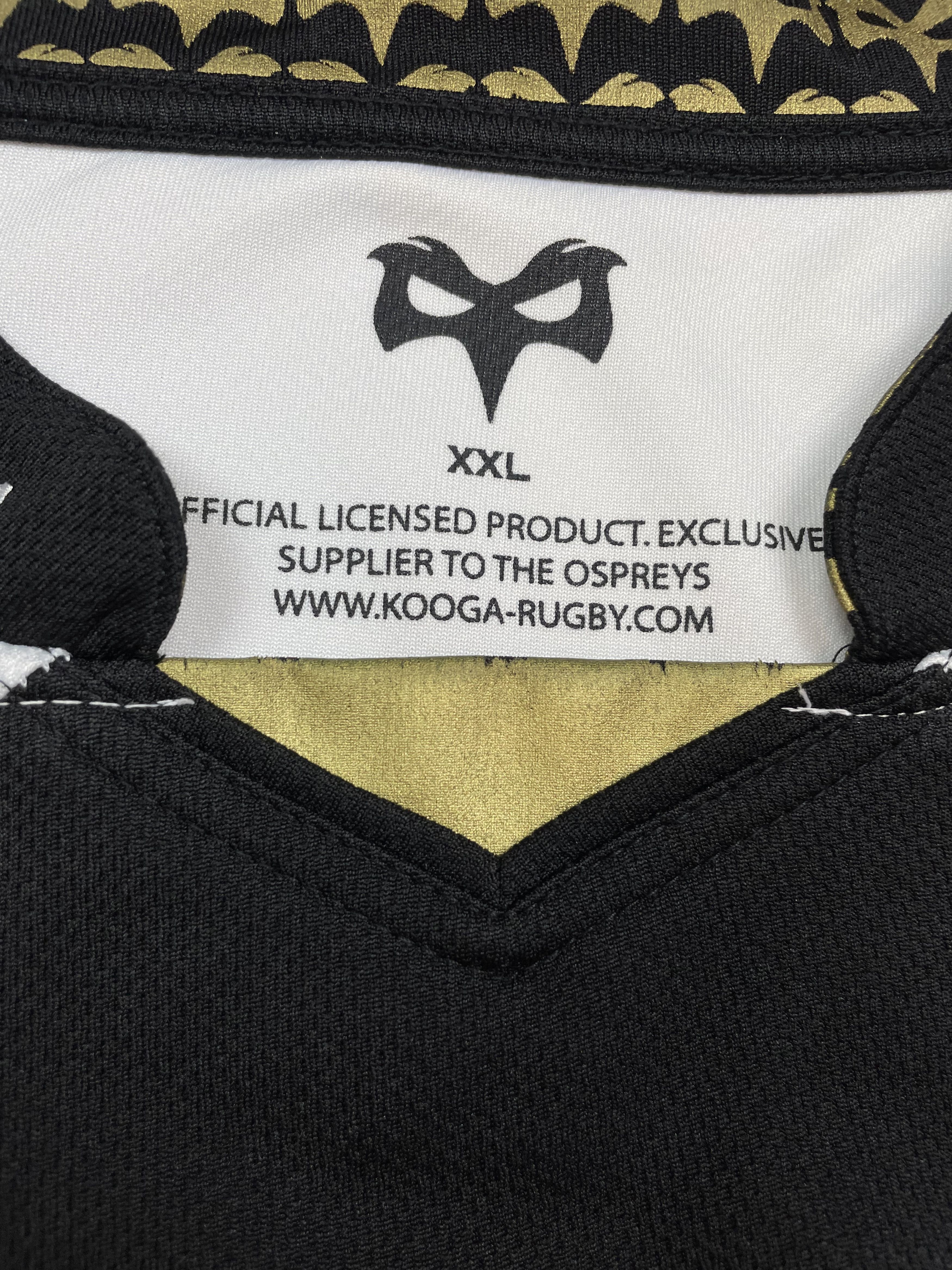 Other Ospreys Kooga Away Rugby Jersey 2009 Rare Sport Y2K Size US XXL / EU 58 / 5 - 6 Thumbnail
