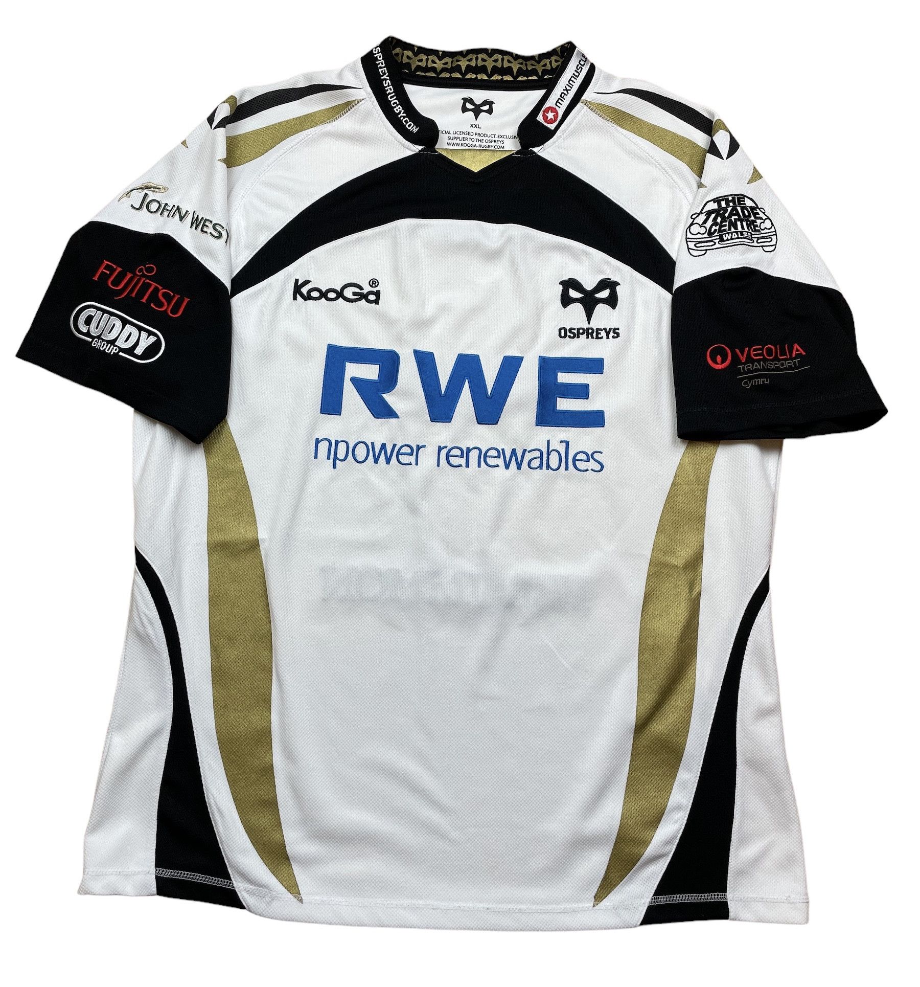 Other Ospreys Kooga Away Rugby Jersey 2009 Rare Sport Y2K Size US XXL / EU 58 / 5 - 1 Thumbnail