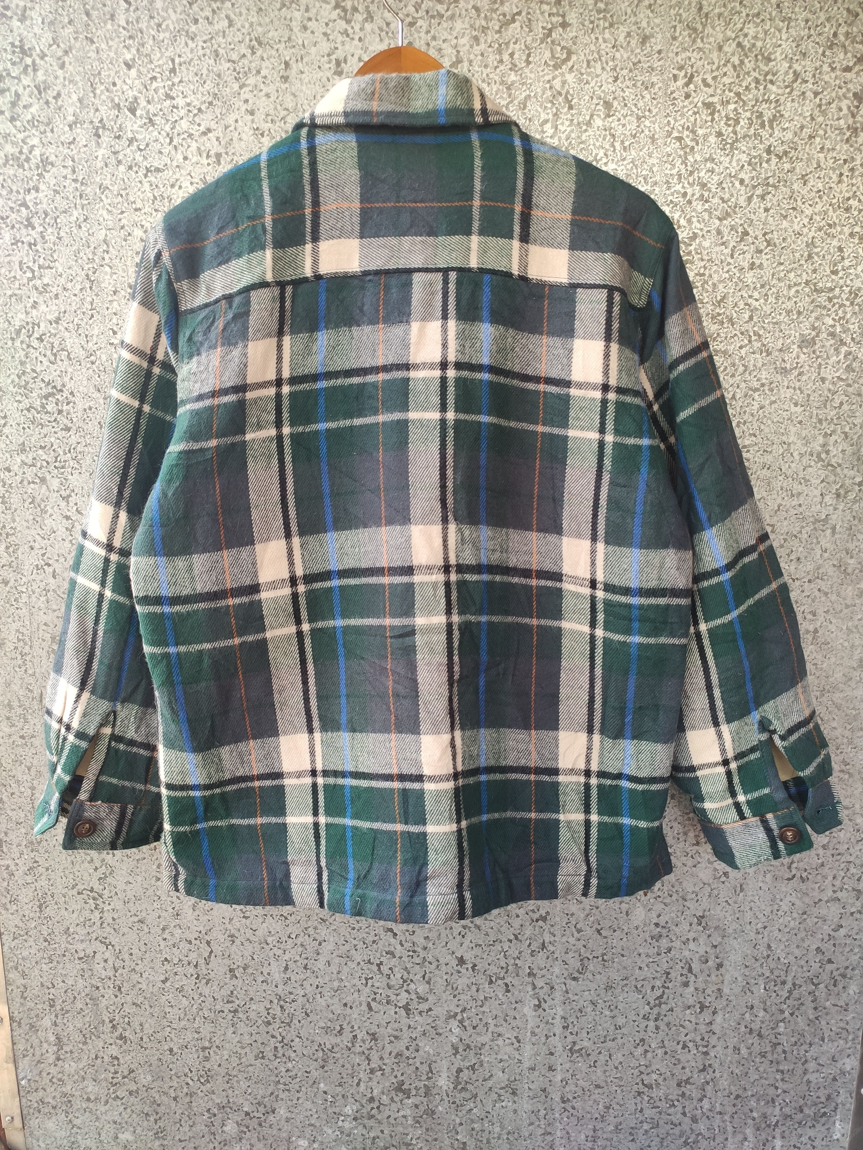 Flannel Vintage Bayleaf Checked Plaid Tartan Jacket Size US M / EU 48-50 / 2 - 4 Thumbnail
