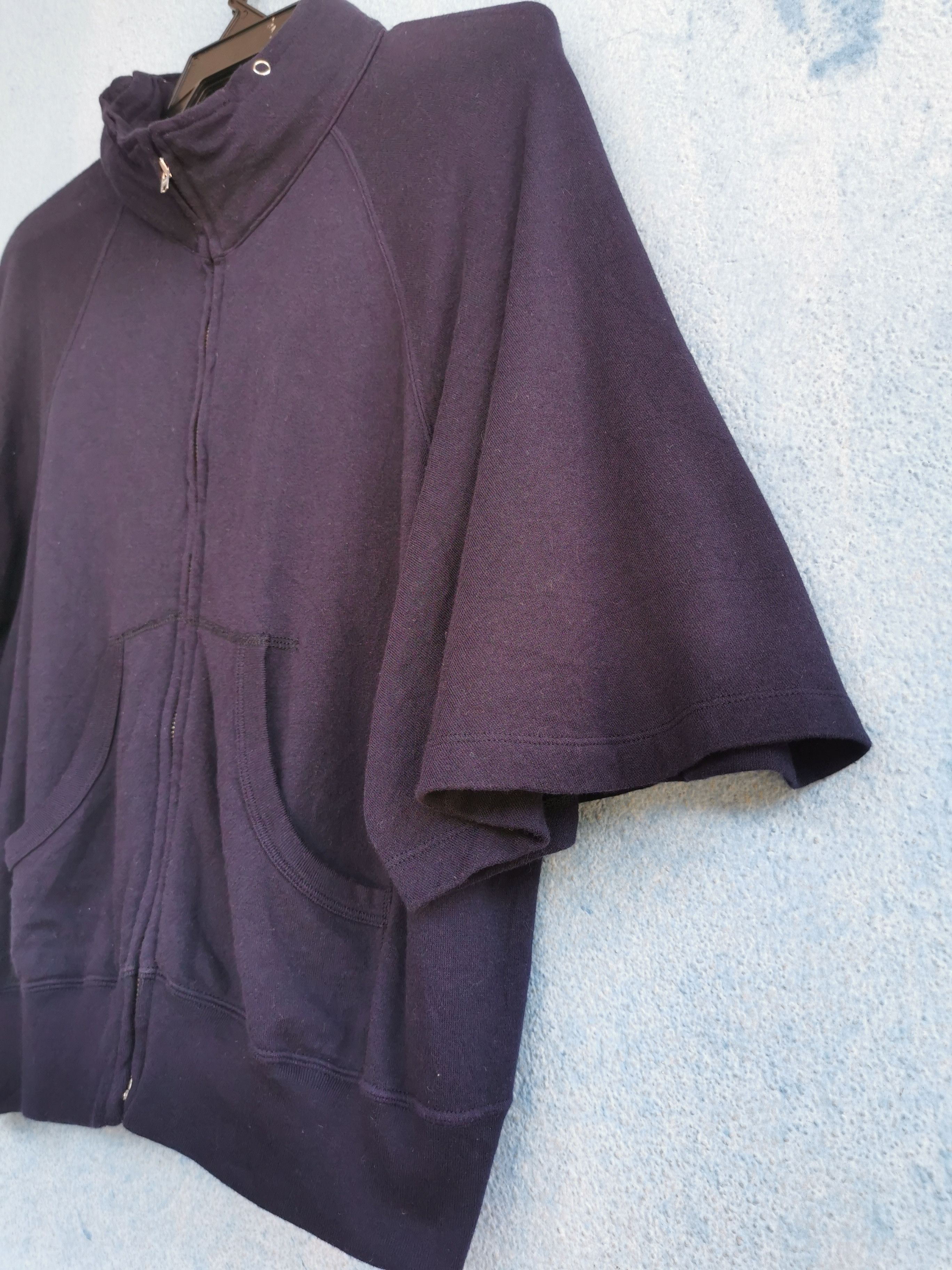CABANE de ZUCCa Zucca Zip Up Short Sleeves Hoodie Size M / US 6-8 / IT 42-44 - 8 Thumbnail