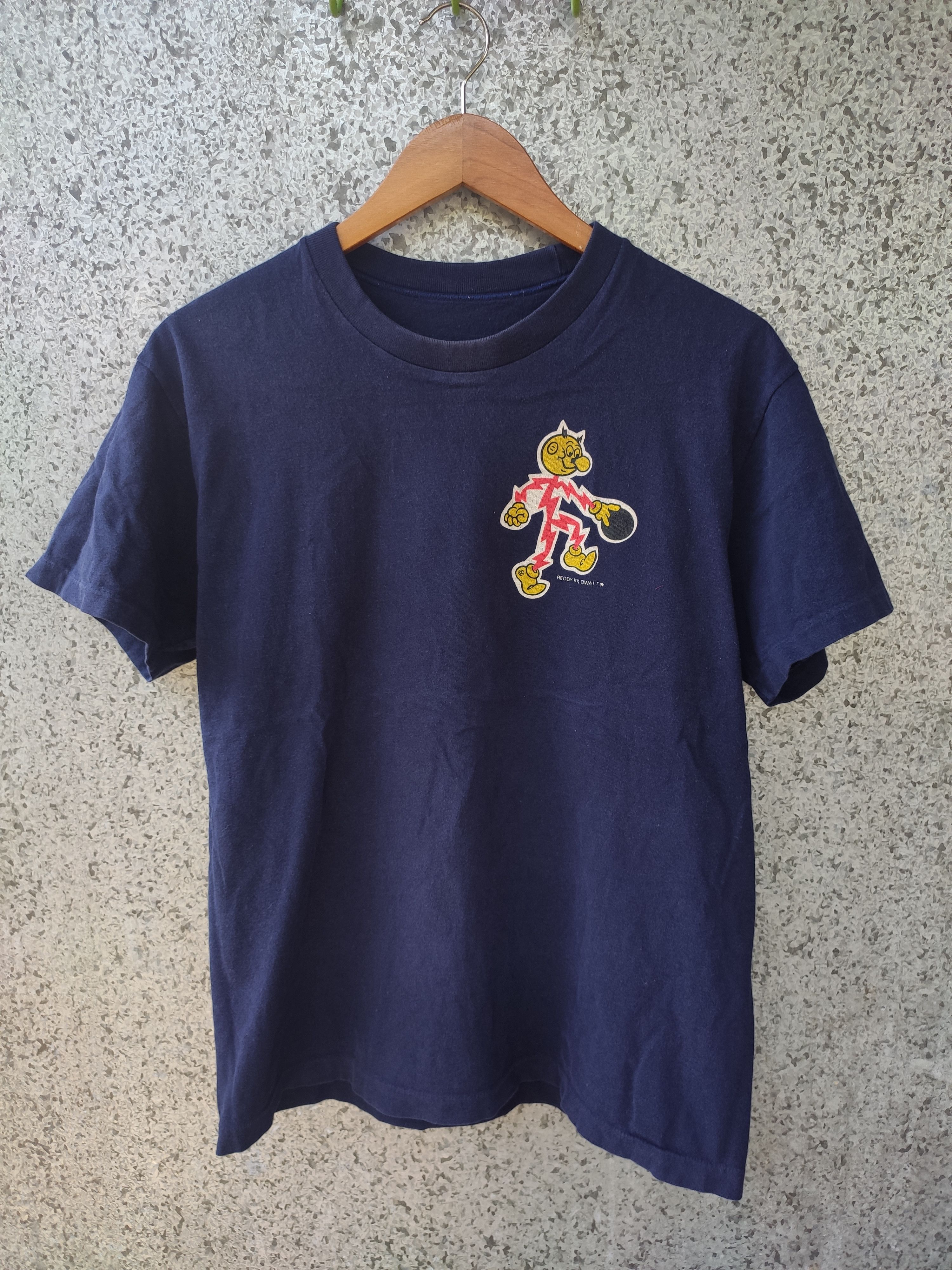 Anime × Cartoon Network × Vintage Vintage 80s Vintage Reddy Kilowatt t shirt Size US M / EU 48-50 / 2 - 1 Thumbnail