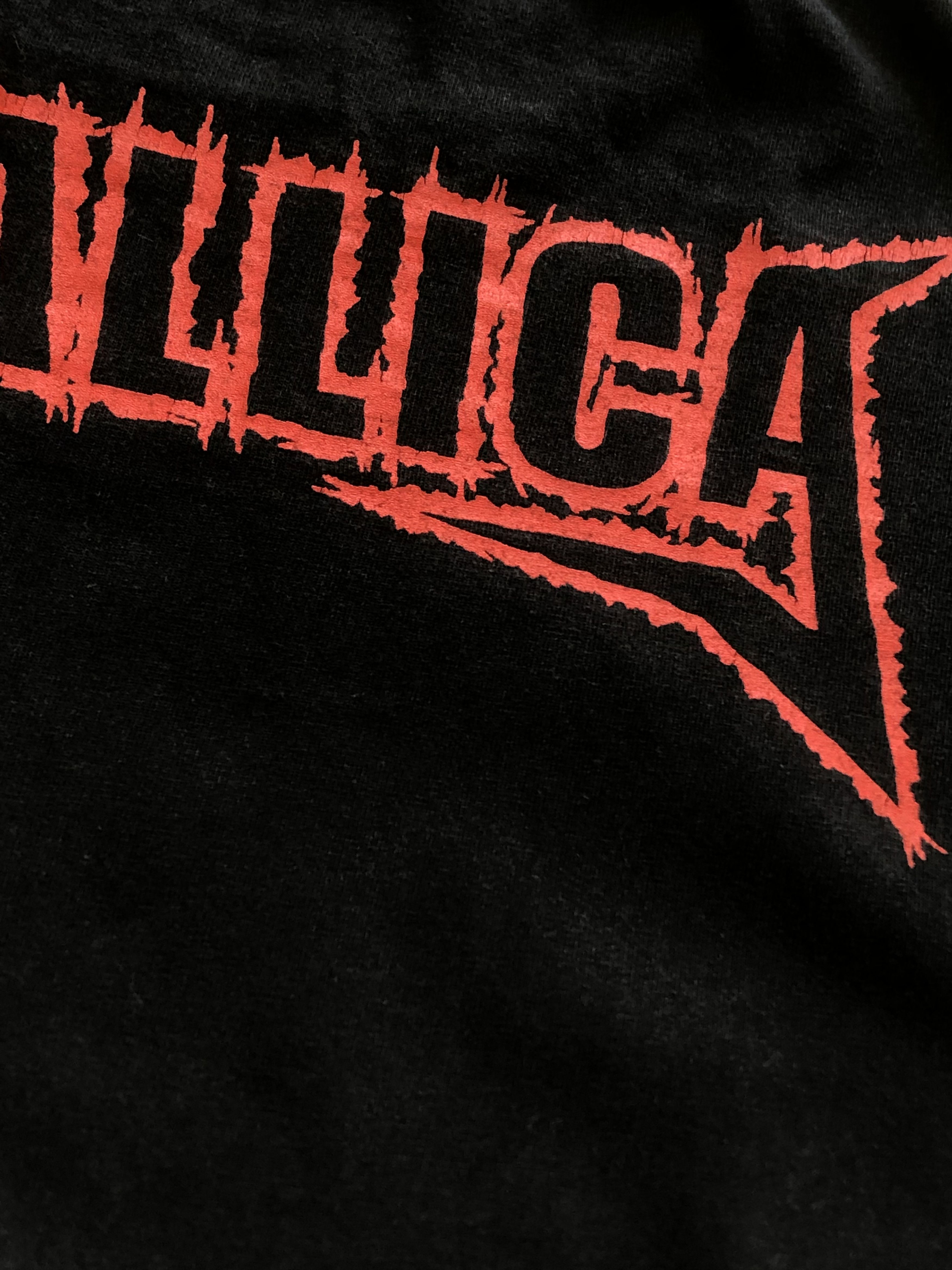 Band Tees × Metallica × Vintage Vintage 90's Metallica Rare Band Tee Drill Hype y2k Rock Size US XL / EU 56 / 4 - 11 Thumbnail