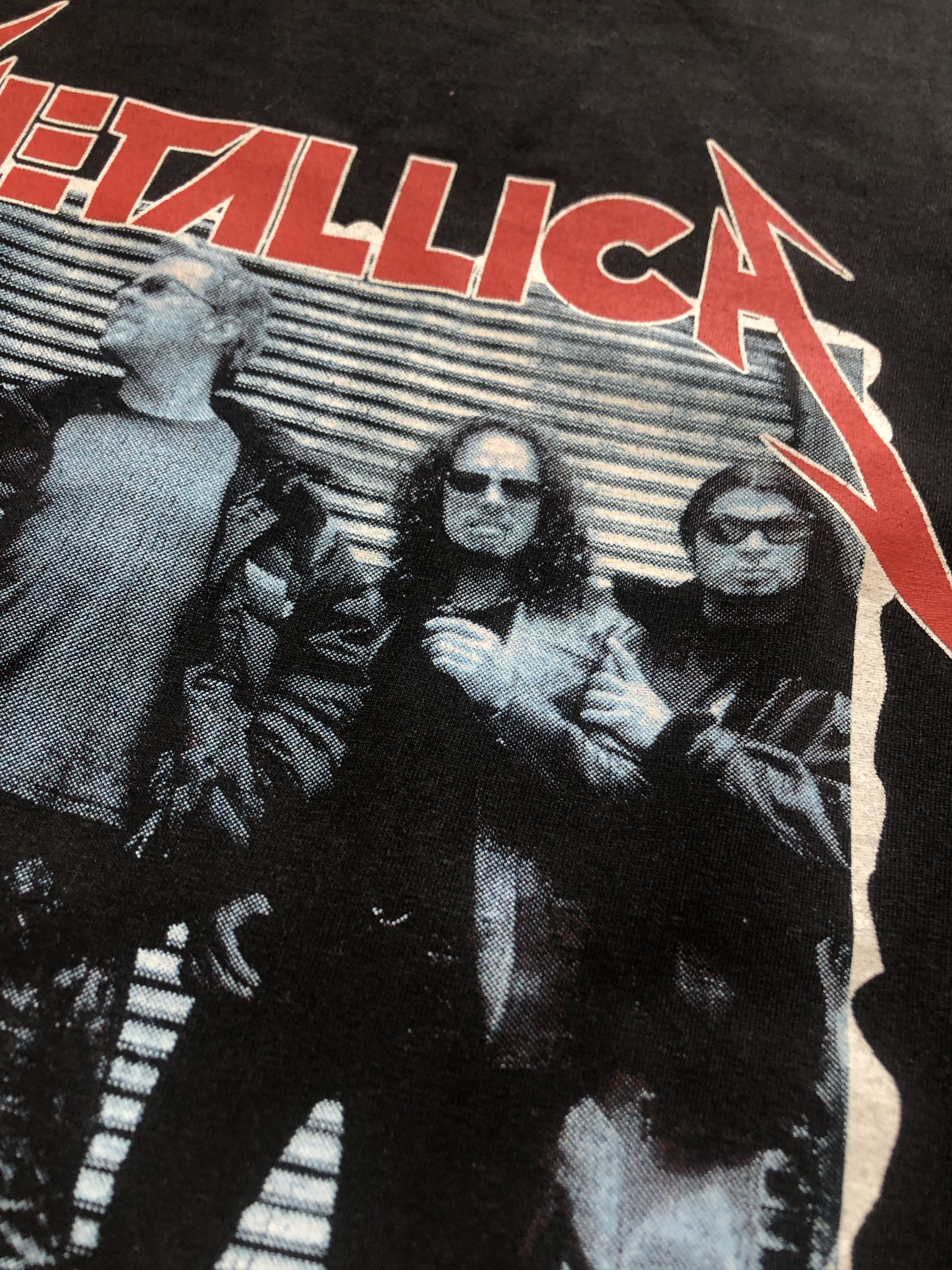 Band Tees × Metallica × Vintage Vintage 90's Metallica Rare Band Tee Drill Hype y2k Rock Size US XL / EU 56 / 4 - 5 Thumbnail