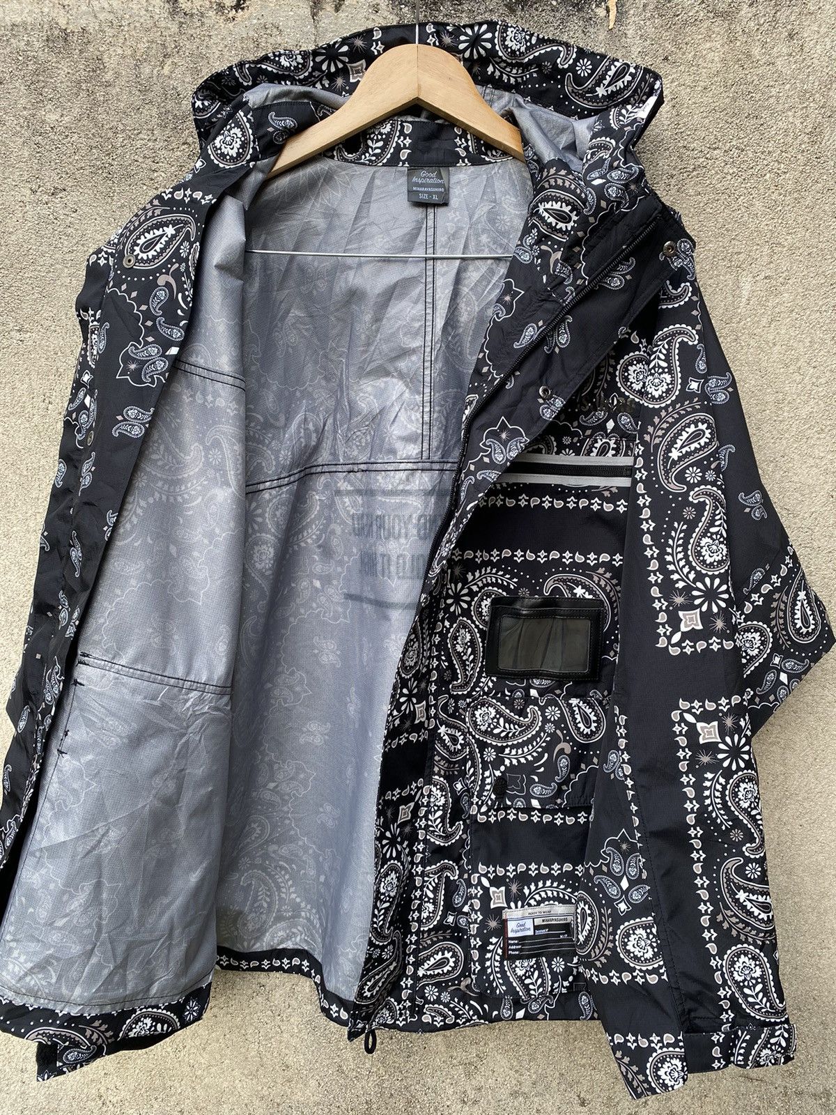 Maison MIHARA YASUHIRO Miharayasuhiro Bandana Paisley Waterproof Oversized Jacket Size US XL / EU 56 / 4 - 4 Thumbnail