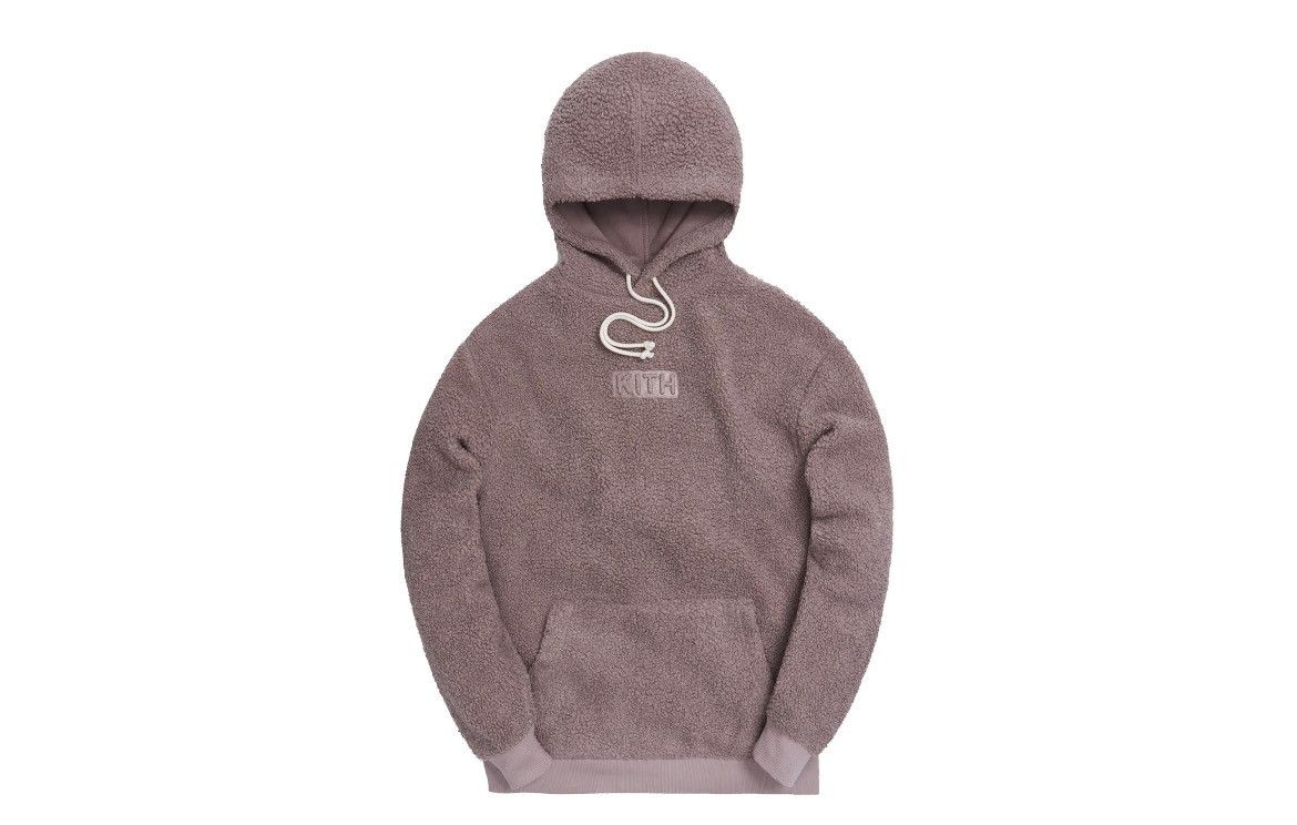Kith Kith Sherpa Williams III Hoodie- Mauve XXL | Grailed