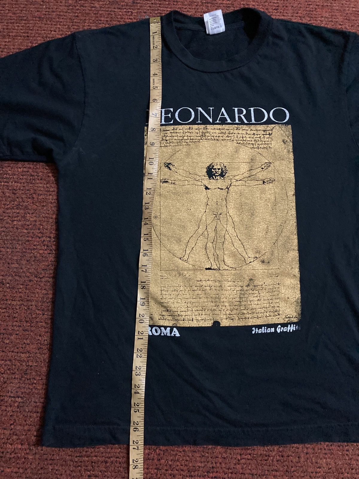 Arts & Science Vintage Leonardo Da Vinci Vitruvian Tee Size US M / EU 48-50 / 2 - 6 Thumbnail