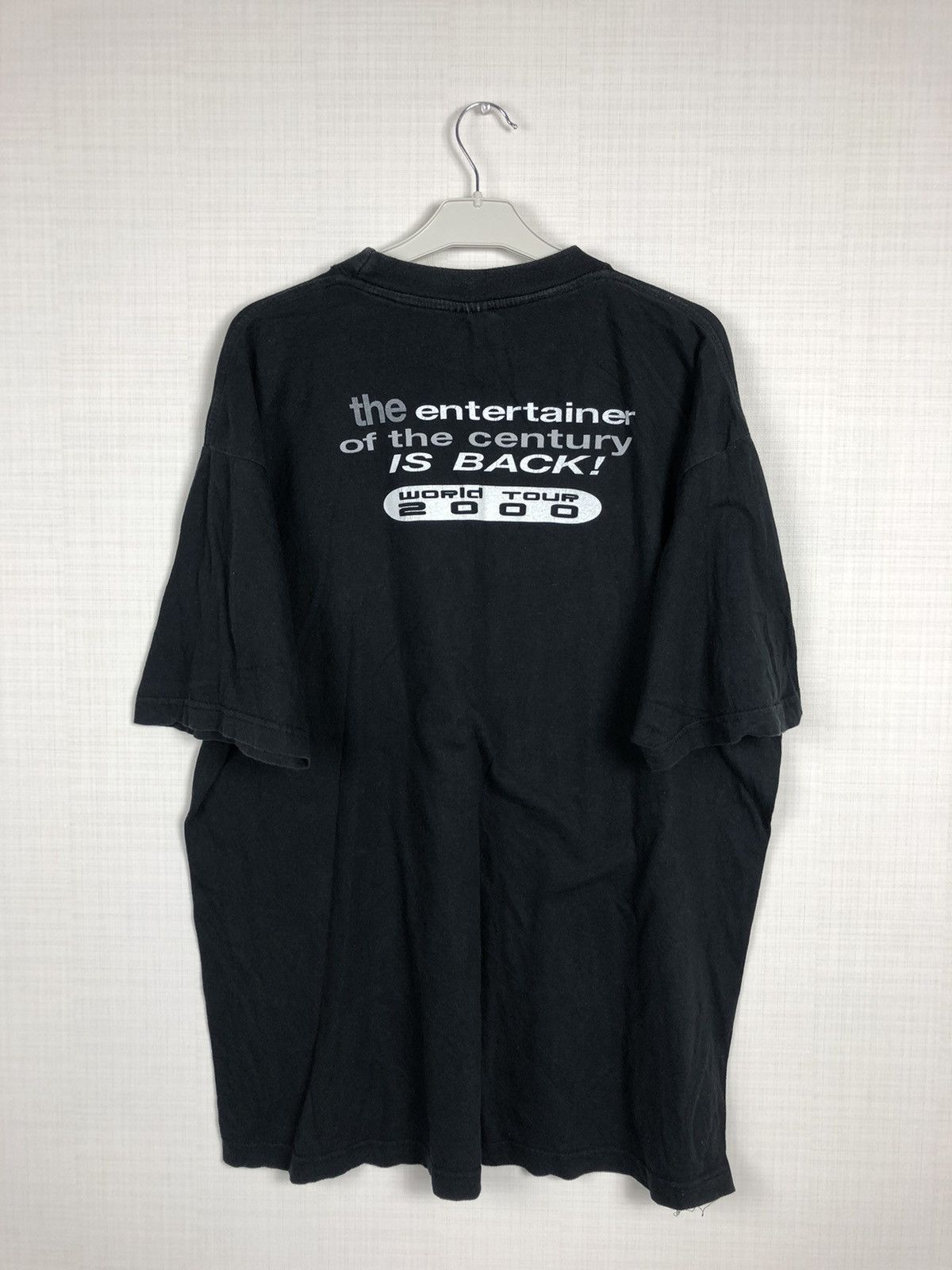 Vintage Elvis Presley Vintage 2000 World Tour T Shirt Size US XL / EU 56 / 4 - 6 Thumbnail