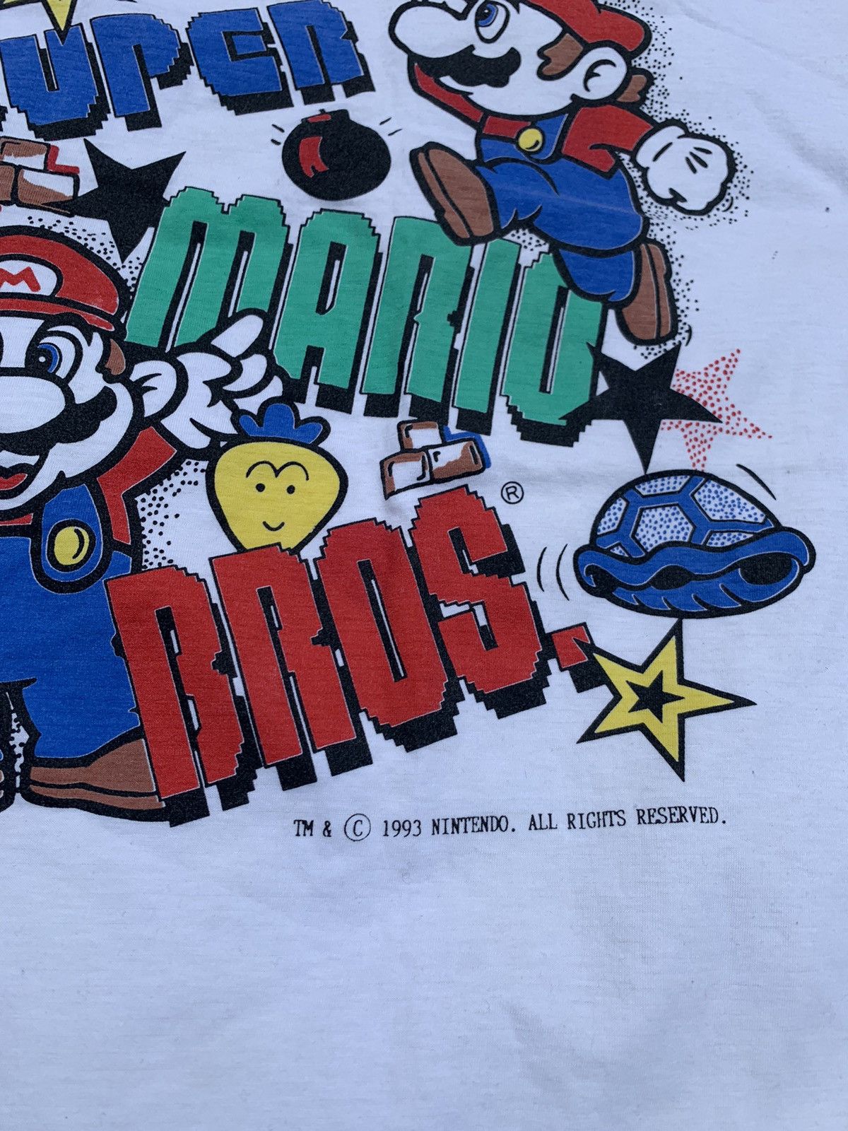 Nintendo Vintage 1993 Nintendo Super Mario Bros Size US L / EU 52-54 / 3 - 11 Thumbnail