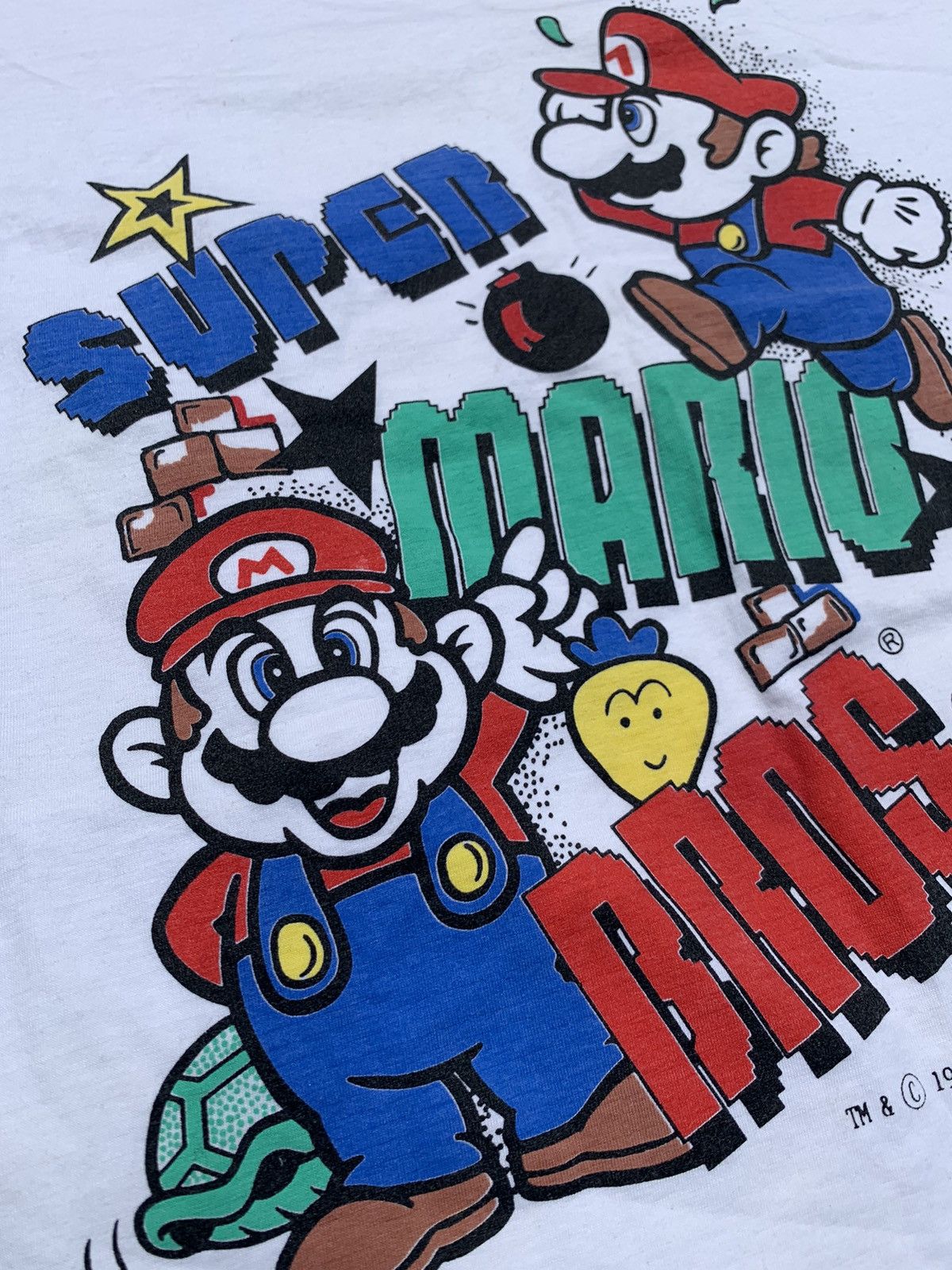 Nintendo Vintage 1993 Nintendo Super Mario Bros Size US L / EU 52-54 / 3 - 6 Thumbnail