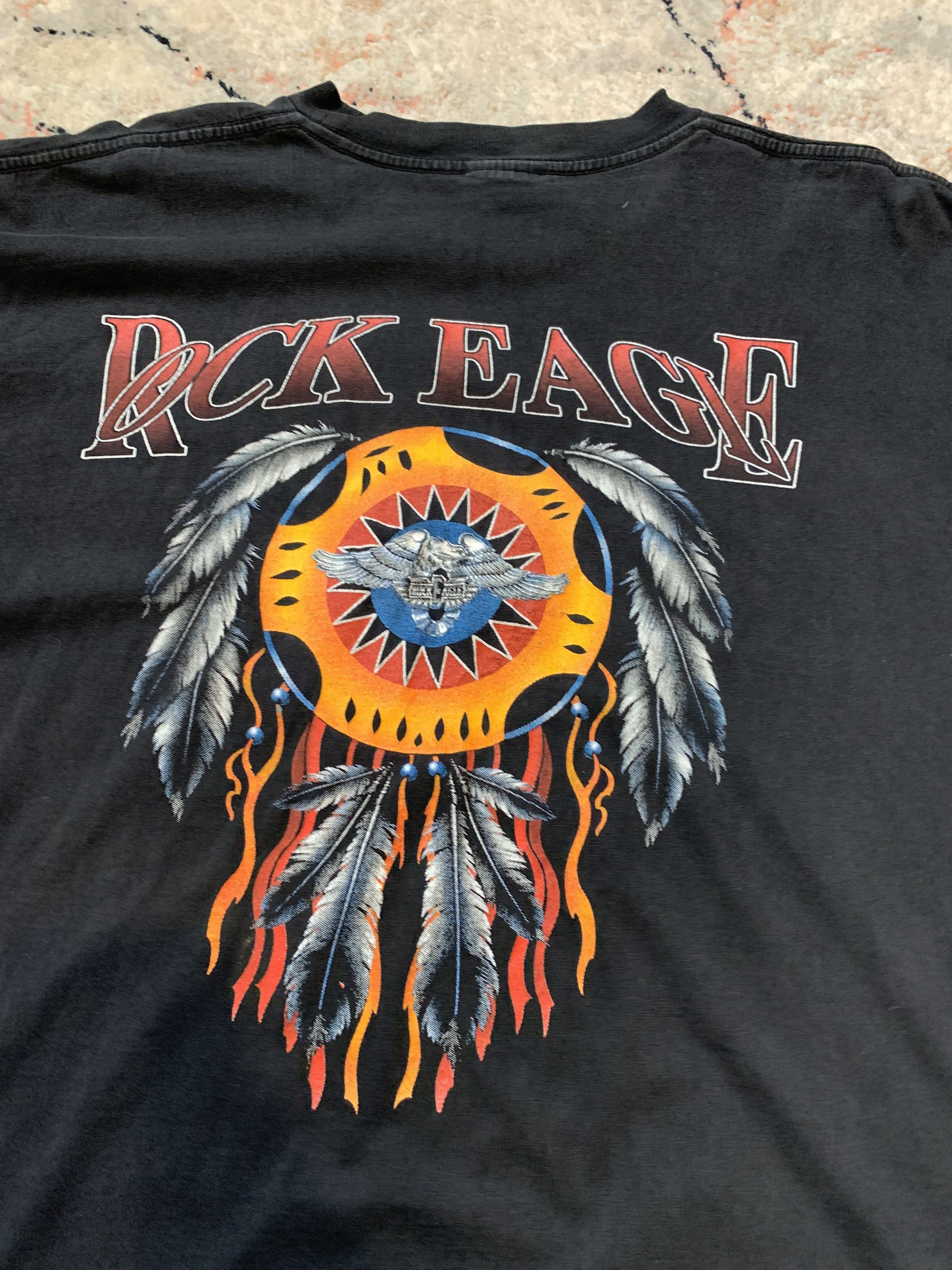 Vintage Vintage Rock Eagle Tee Indian Horse Size US XL / EU 56 / 4 - 7 Thumbnail