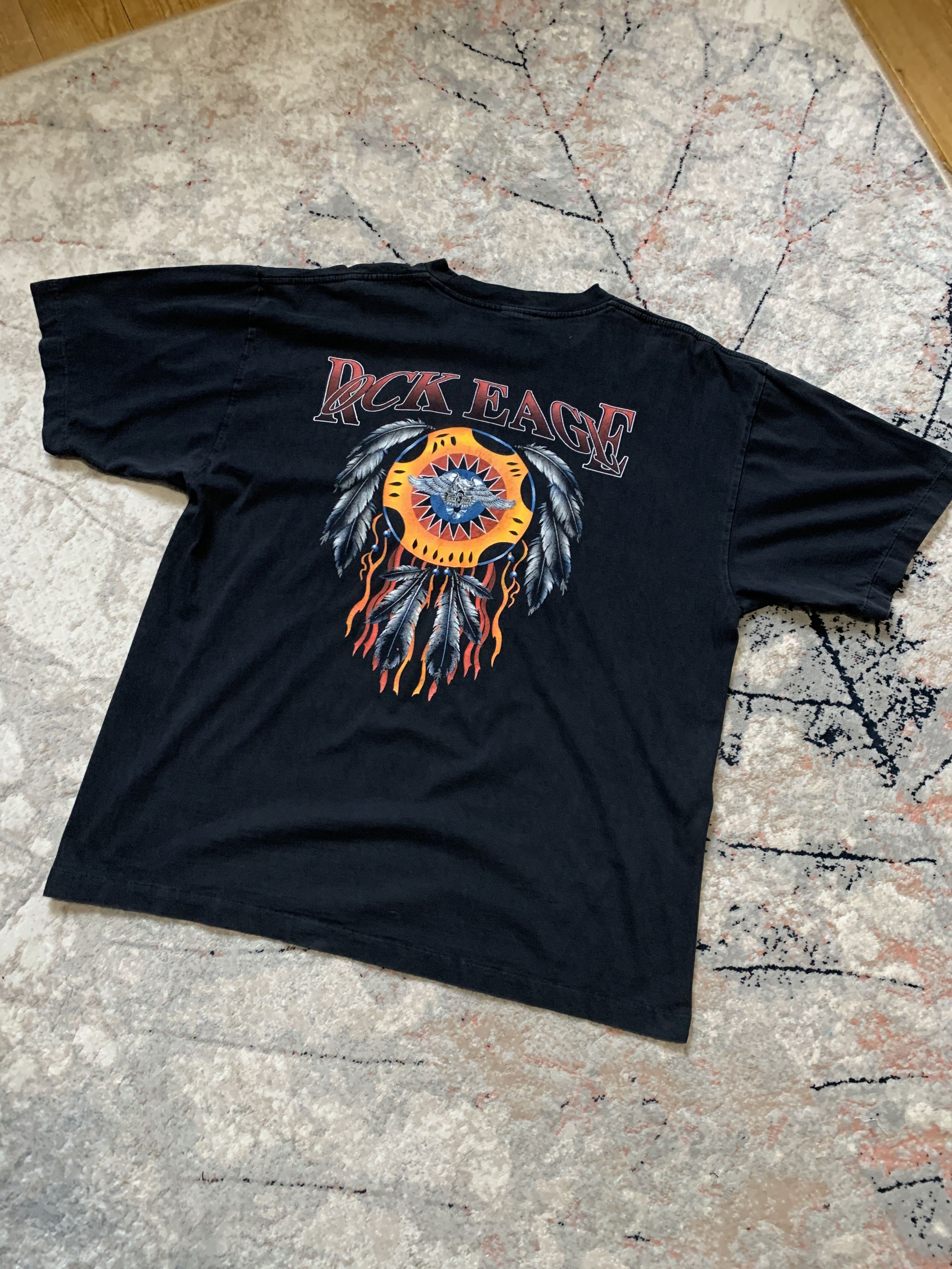 Vintage Vintage Rock Eagle Tee Indian Horse Size US XL / EU 56 / 4 - 6 Thumbnail