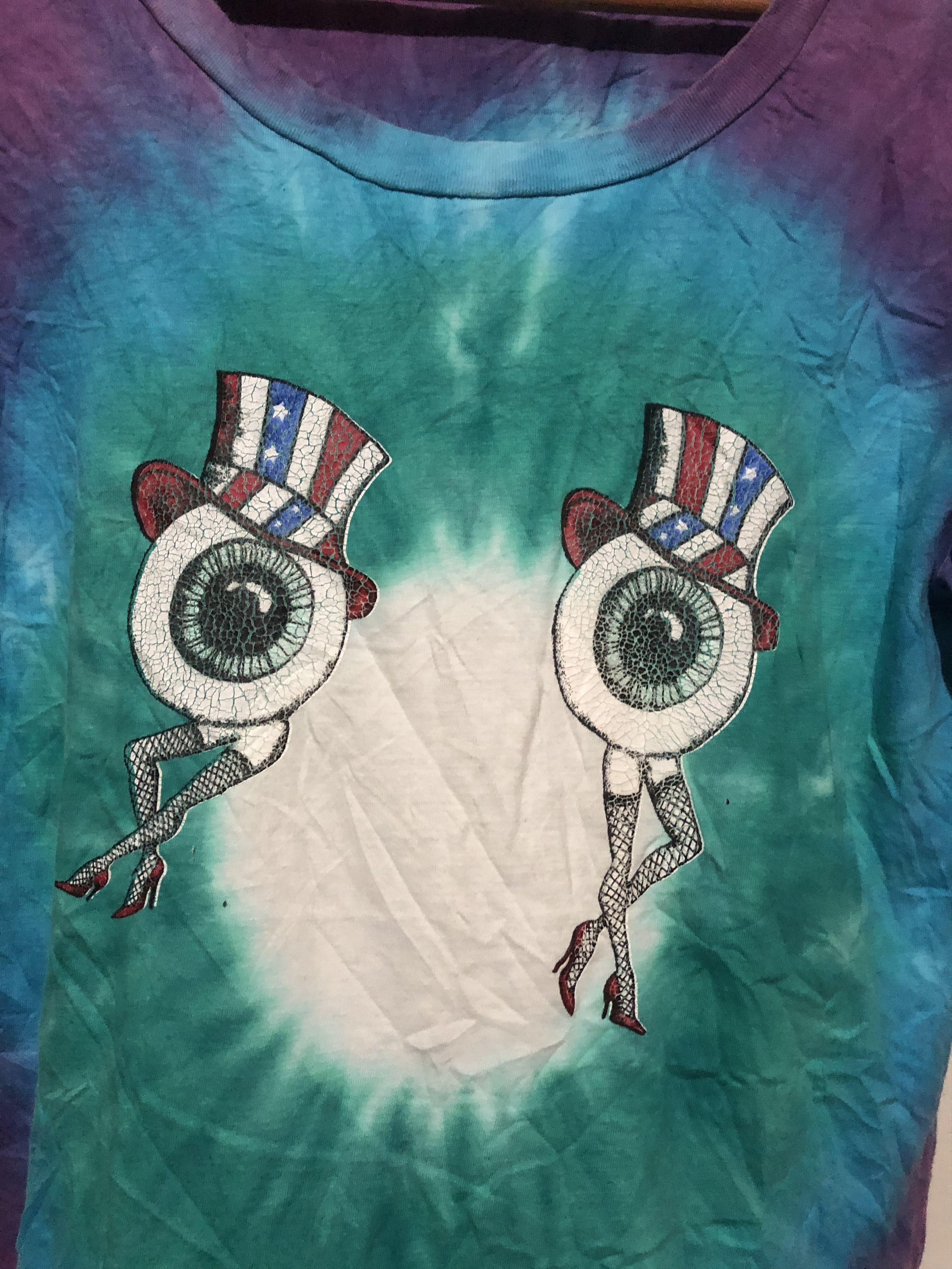 Japanese Brand Glad News Tye Dye Tshirt Size US L / EU 52-54 / 3 - 2 Thumbnail