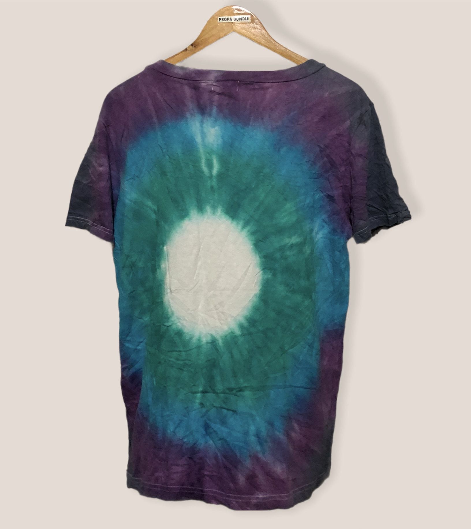 Japanese Brand Glad News Tye Dye Tshirt Size US L / EU 52-54 / 3 - 4 Thumbnail