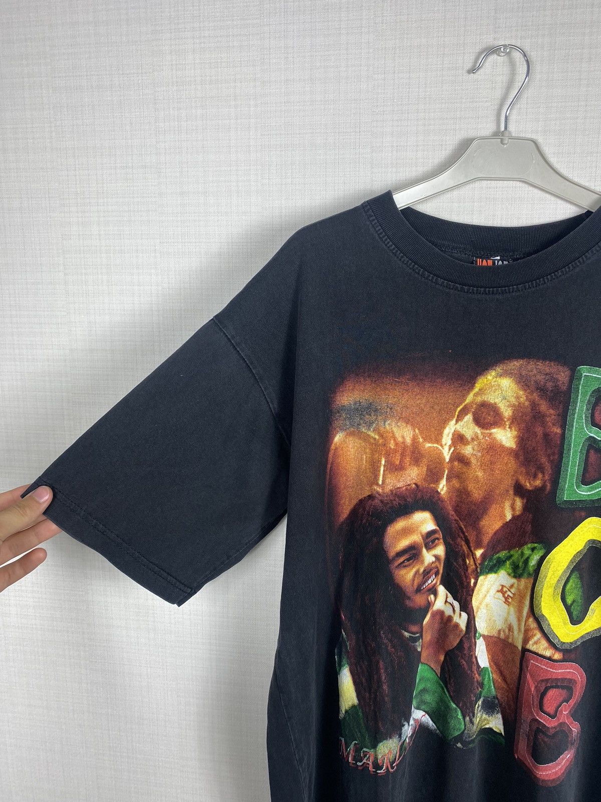 Band Tees × Bob Marley × Vintage Bob Marley 90S T Shirt Size US L / EU 52-54 / 3 - 4 Thumbnail