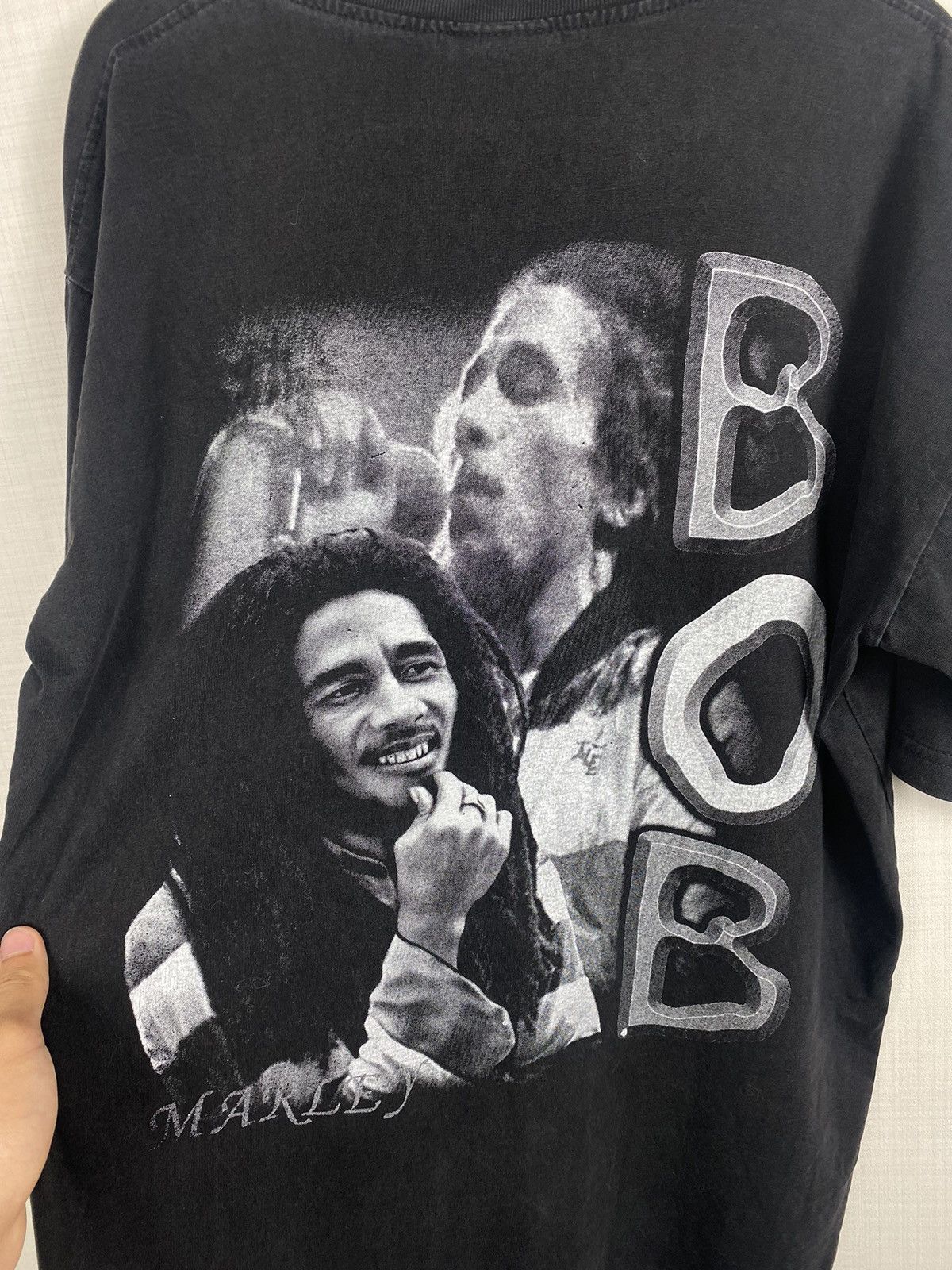 Band Tees × Bob Marley × Vintage Bob Marley 90S T Shirt Size US L / EU 52-54 / 3 - 8 Thumbnail
