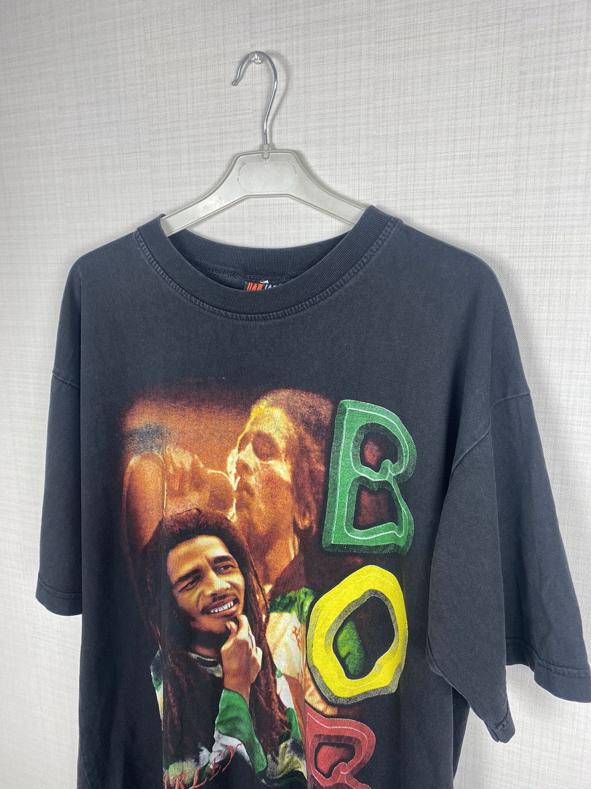 Band Tees × Bob Marley × Vintage Bob Marley 90S T Shirt Size US L / EU 52-54 / 3 - 5 Thumbnail
