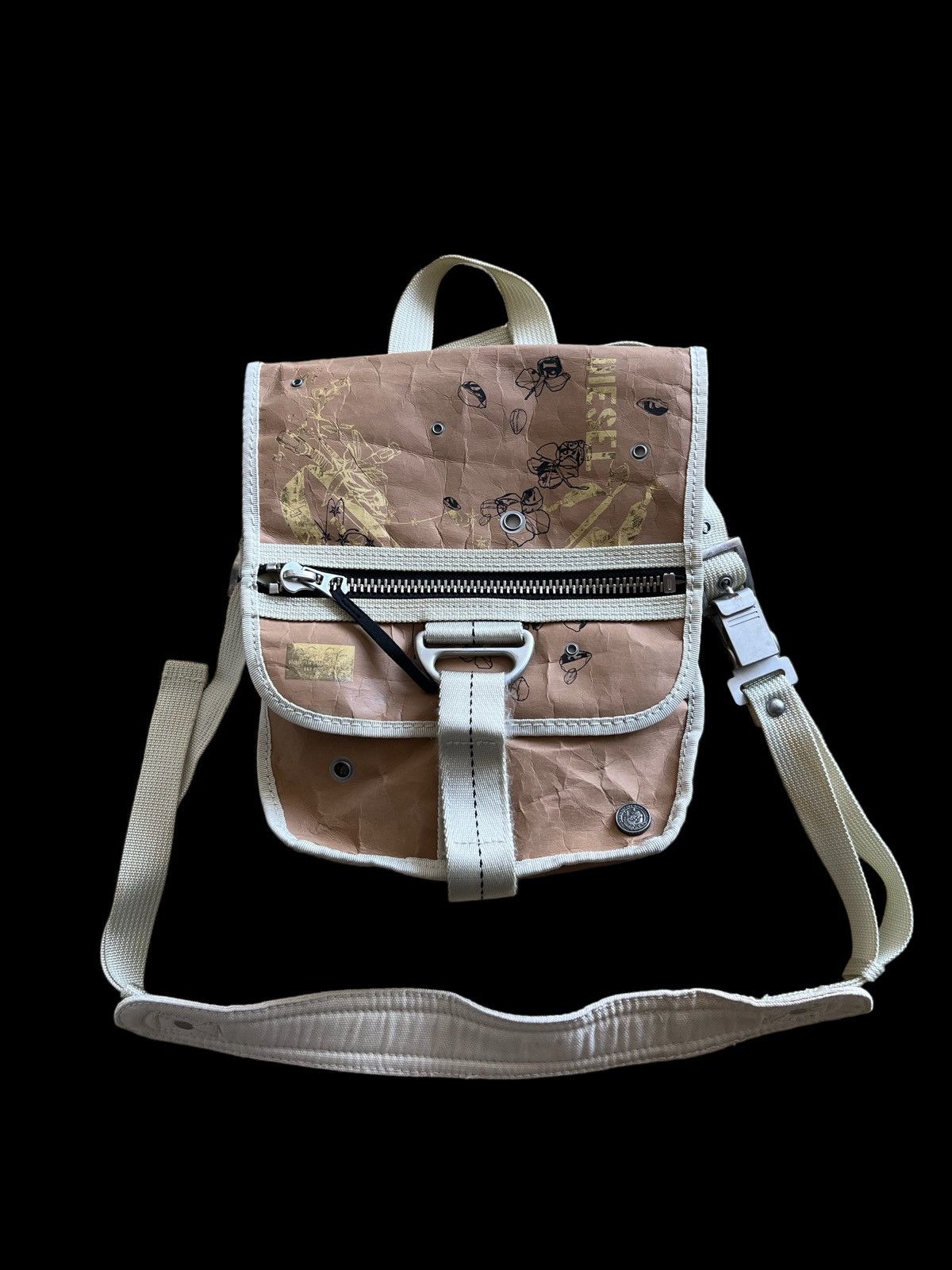 Diesel Y2K Diesel Fly Wheel Style 100 Tactical Parachute Sling Bag Size ONE SIZE - 1 Thumbnail