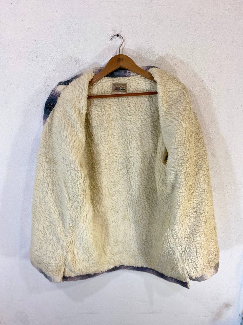 Flannel Vintage Outdoor wear Flannel Shadow Plaid sherpa lining Size US XL / EU 56 / 4 - 2 Thumbnail