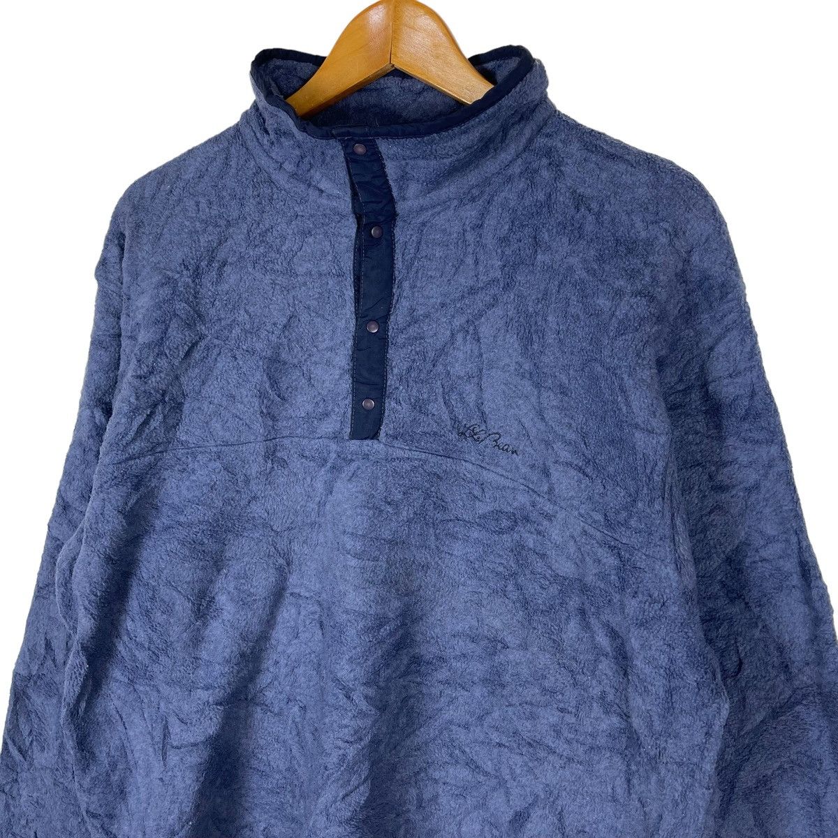 L.L. Bean vintage ll bean half button fleece sweatshirt Size US M / EU 48-50 / 2 - 4 Thumbnail