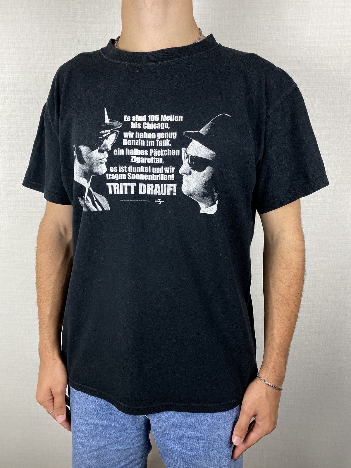 Anvil × Vintage Blue Brothers 1980 TShirt Size US L / EU 52-54 / 3 - 1 Thumbnail