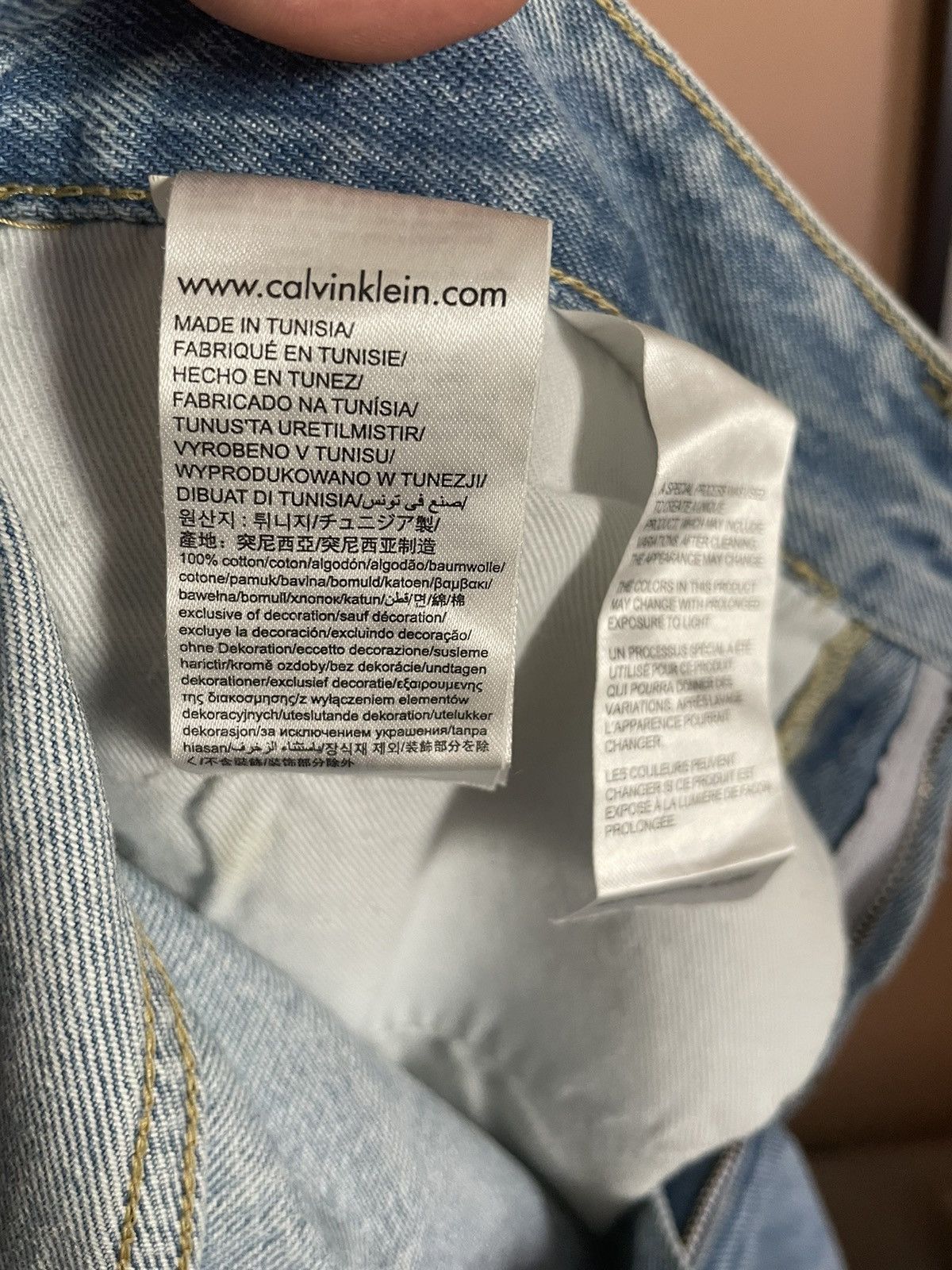 Calvin Klein Calvin Klein Jeans stone washed denim shorts jorts Size US 32 / EU 48 - 7 Thumbnail