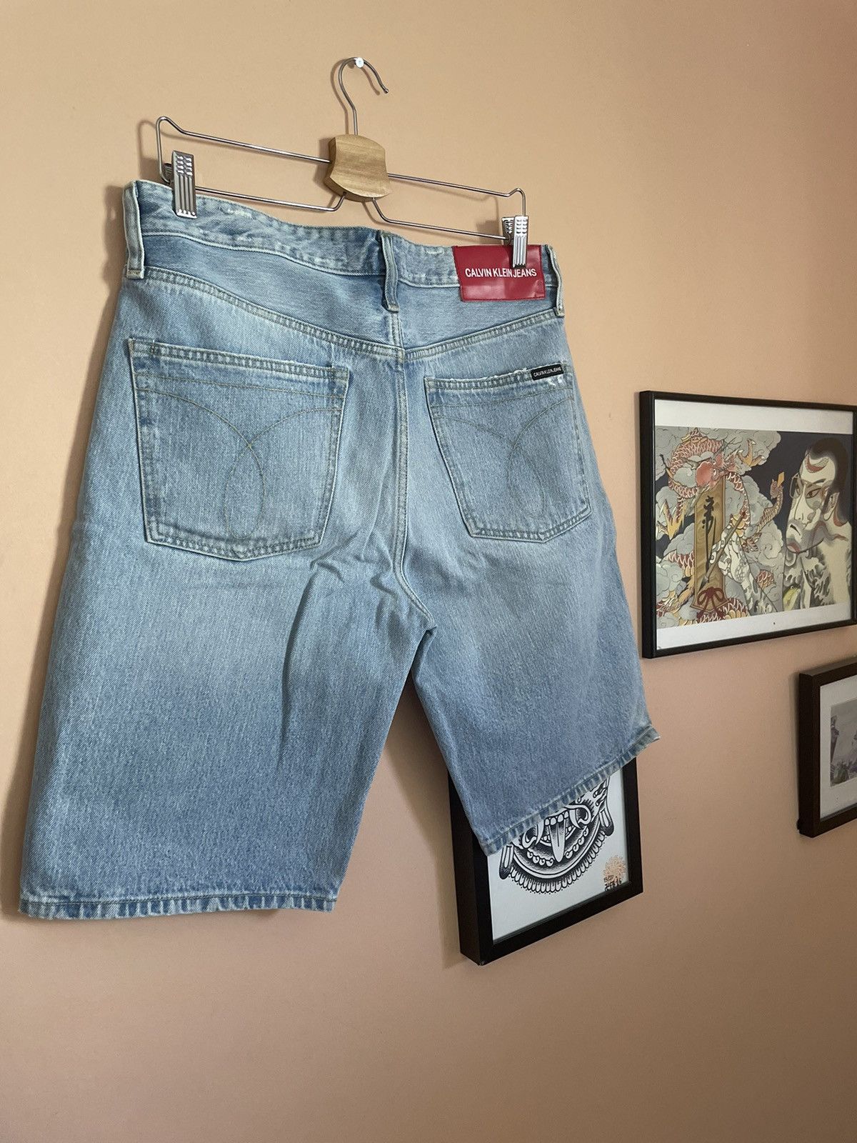 Calvin Klein Calvin Klein Jeans stone washed denim shorts jorts Size US 32 / EU 48 - 2 Thumbnail