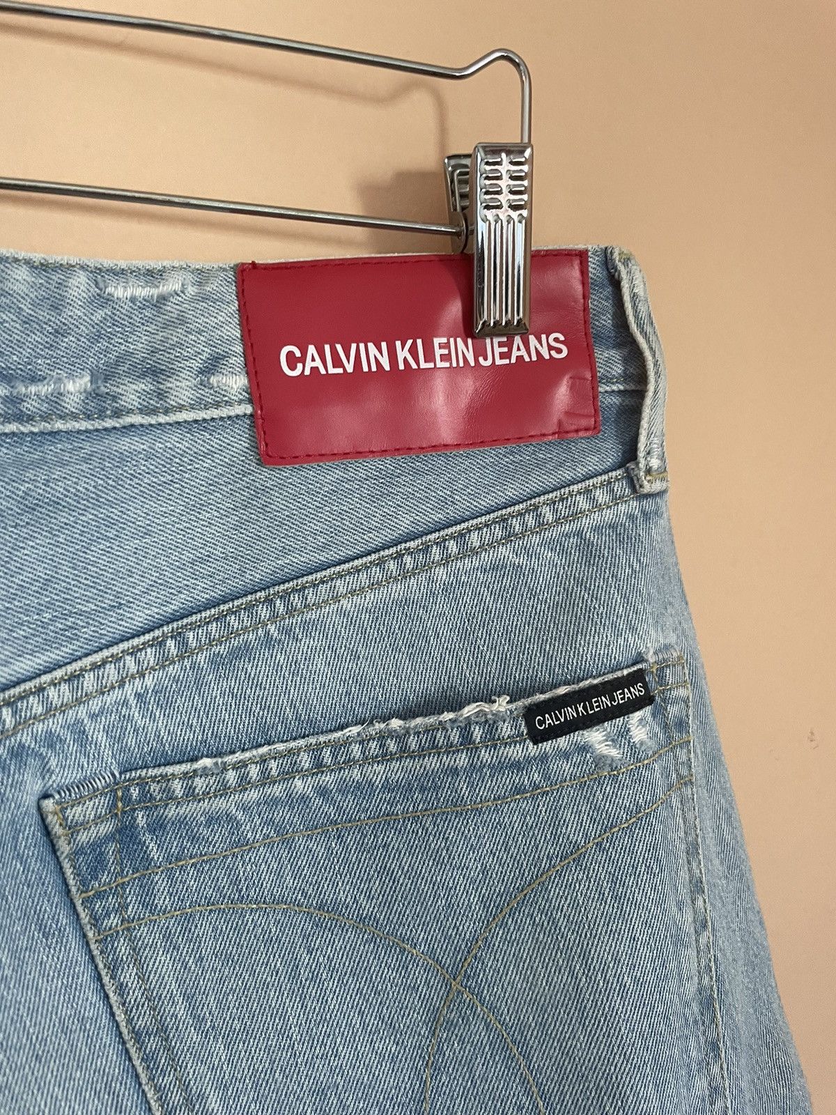 Calvin Klein Calvin Klein Jeans stone washed denim shorts jorts Size US 32 / EU 48 - 4 Thumbnail