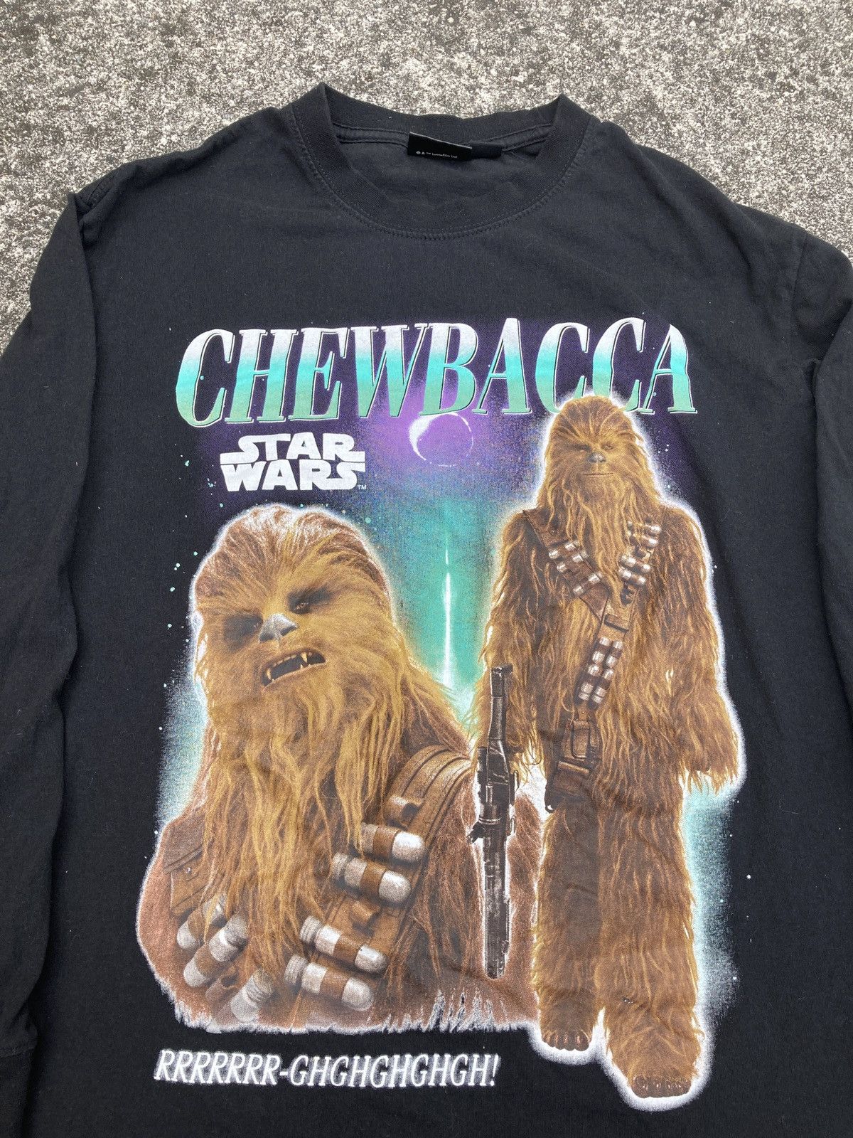 Star Wars × Vintage Vintage Star Wars Chewbacca Longsleeve Tee Size US S / EU 44-46 / 1 - 2 Thumbnail