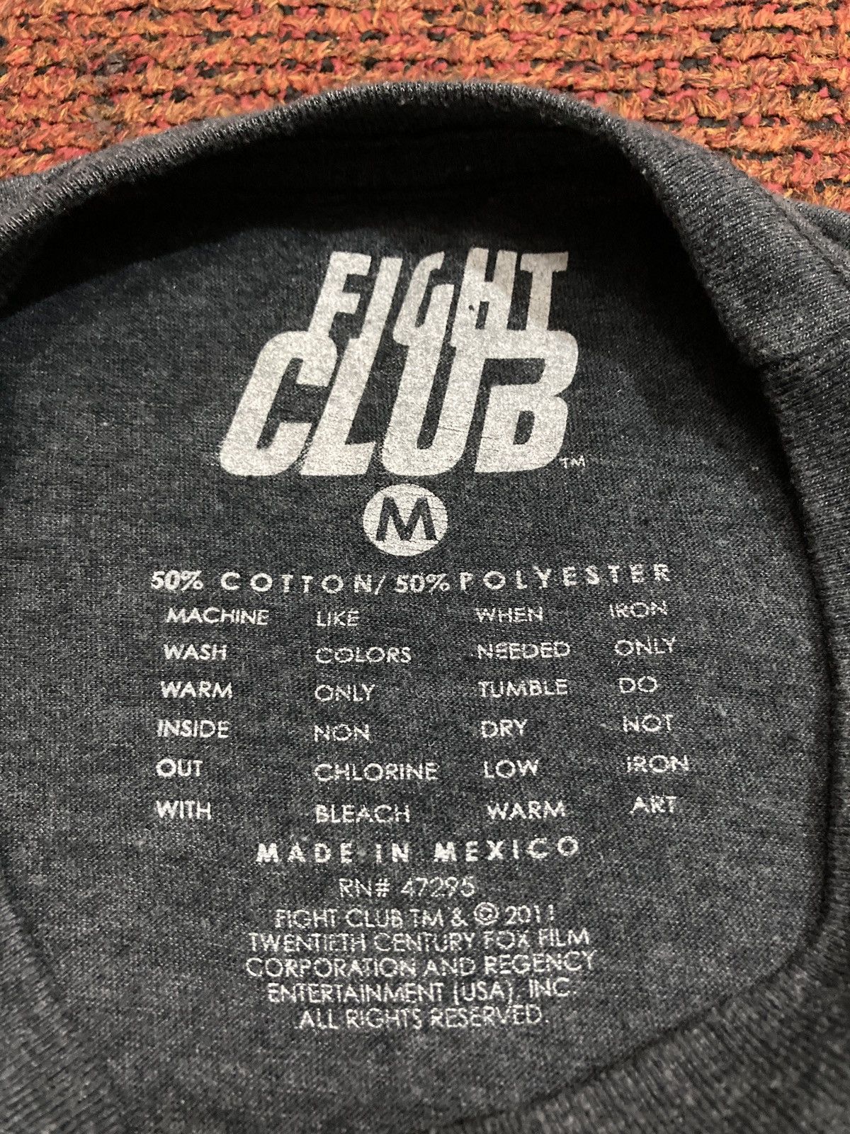Vintage Vintage Fight Club Official Movie Tees Size US S / EU 44-46 / 1 - 4 Thumbnail