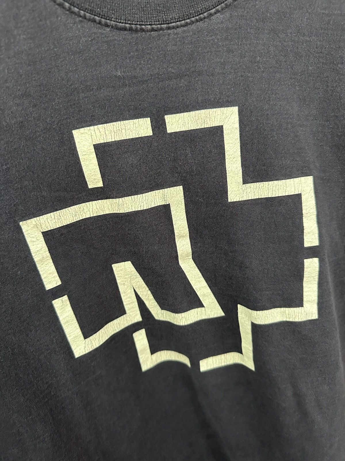 Band Tees Vintage Rammstein Logo T-Shirt Style Size US XL / EU 56 / 4 - 7 Thumbnail