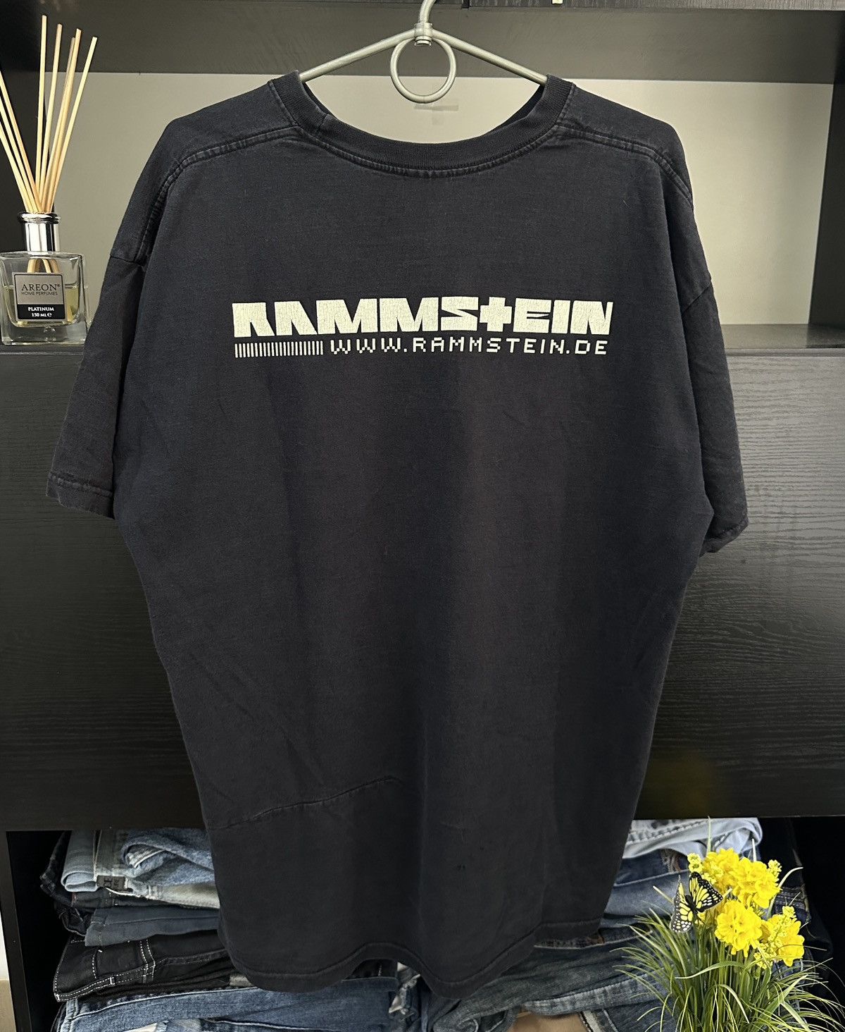 Band Tees Vintage Rammstein Logo T-Shirt Style Size US XL / EU 56 / 4 - 2 Thumbnail