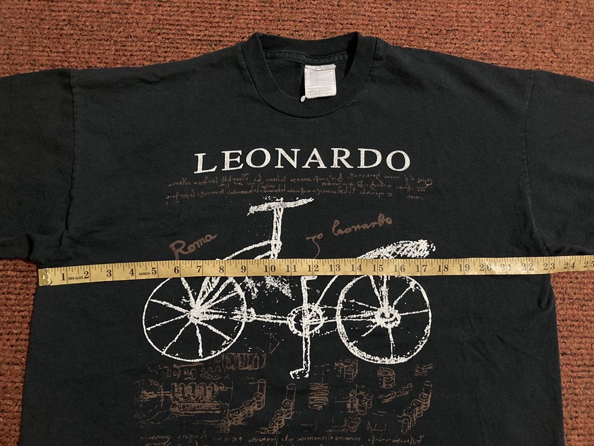 Vintage Vintage 90s Leonardo Da Vinci Bicycle Tee Size US L / EU 52-54 / 3 - 6 Thumbnail