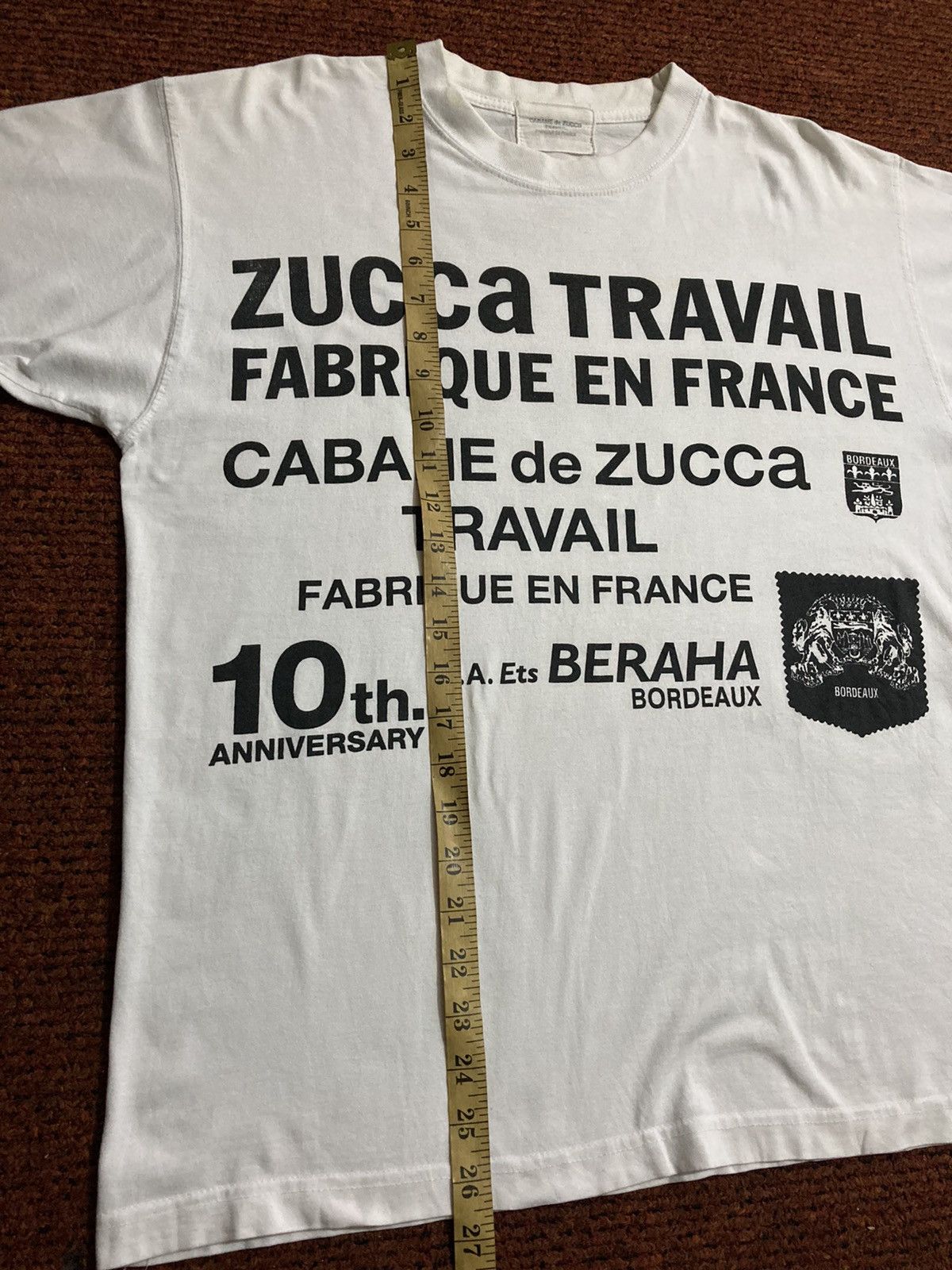 Cabane de Zucca Travail 10th Anniversary Tee