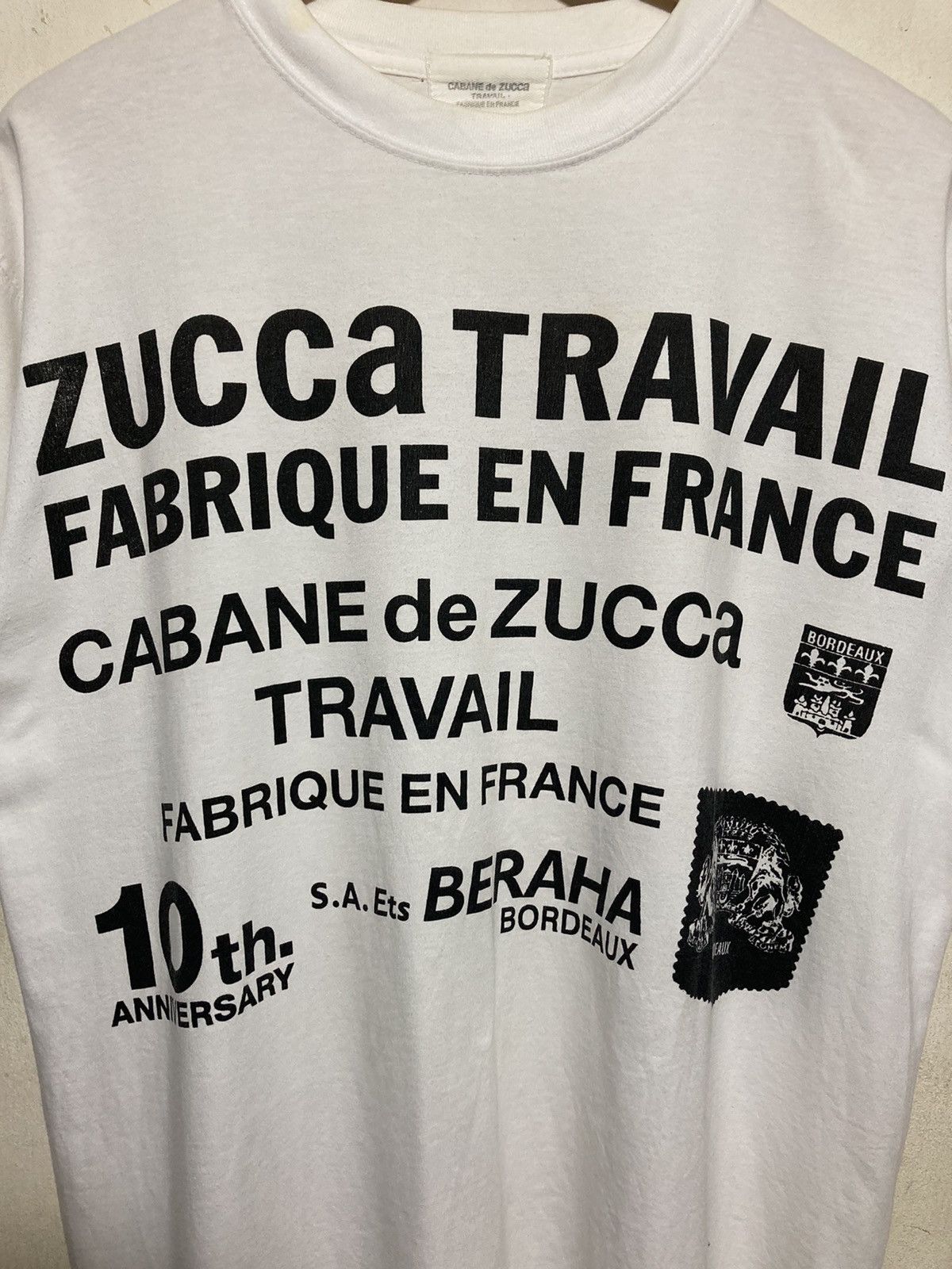 Cabane de Zucca Travail 10th Anniversary Tee