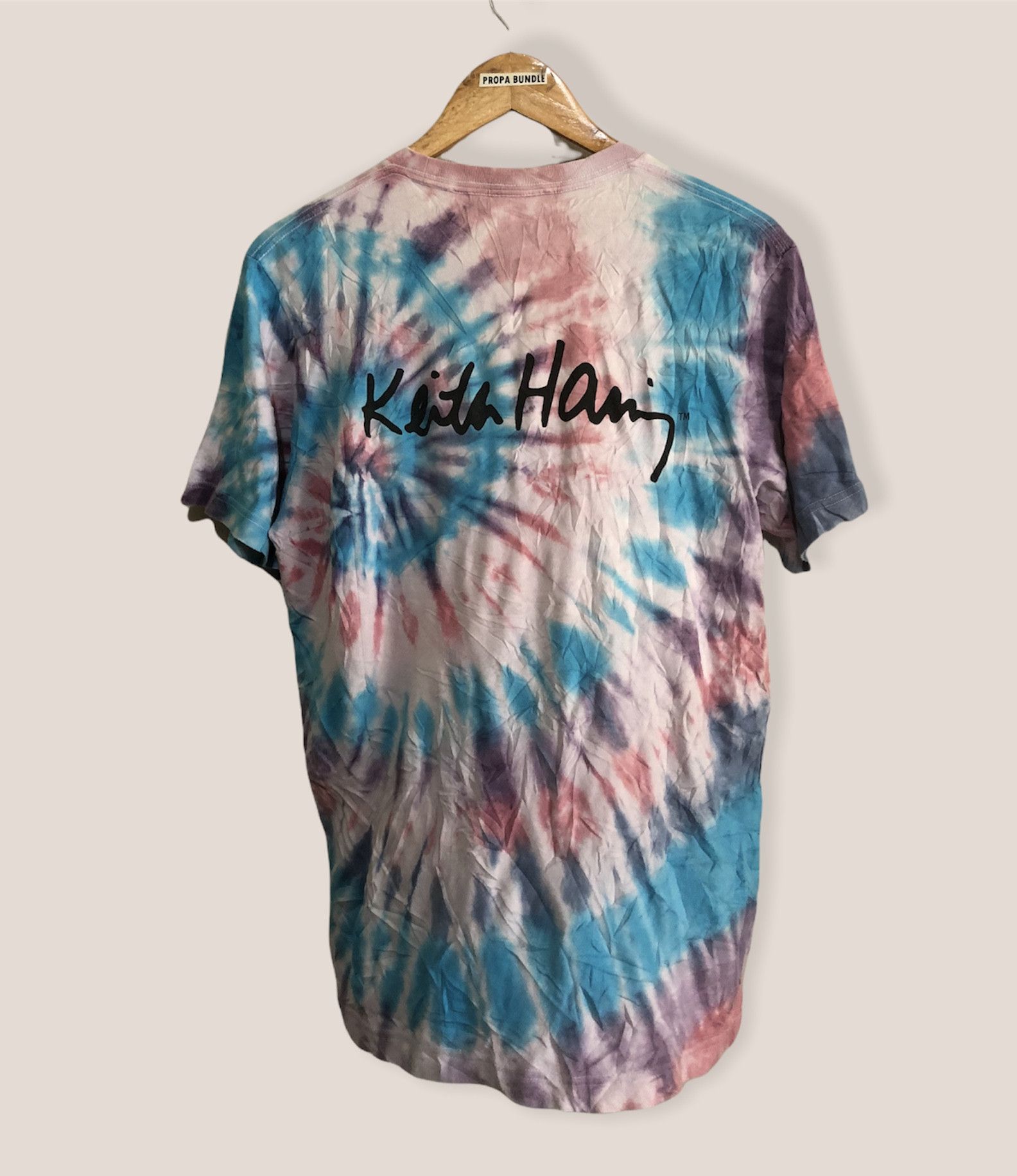 Japanese Brand Keith Haring Single Pocket x uniqlo Tshirt Size US L / EU 52-54 / 3 - 2 Thumbnail